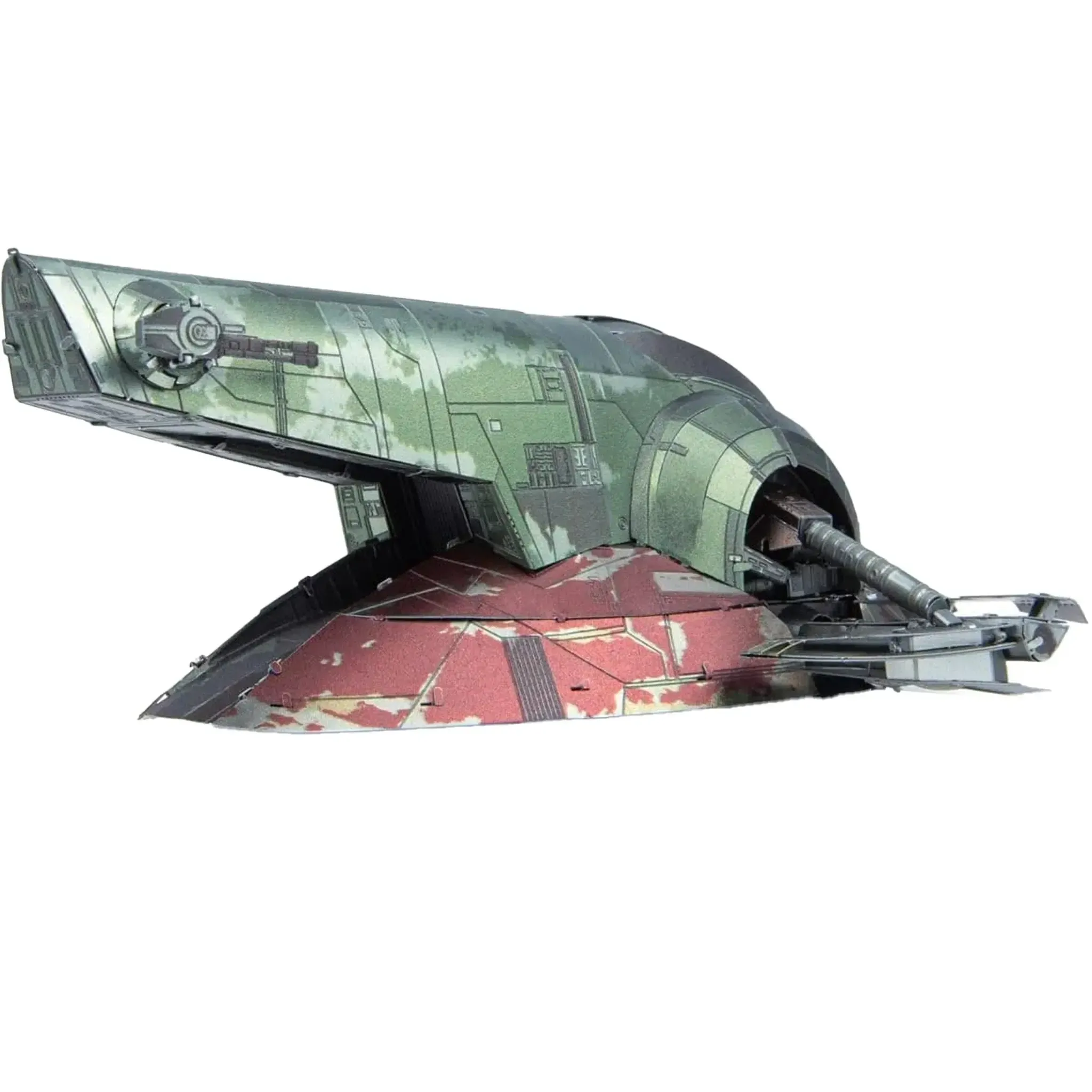Star Wars - Boba Fett's Starfighter Ship Figure Model Kit (Steel, Challenging Difficulty) - Fascinations - Metal Earth Premium Series - Image 5