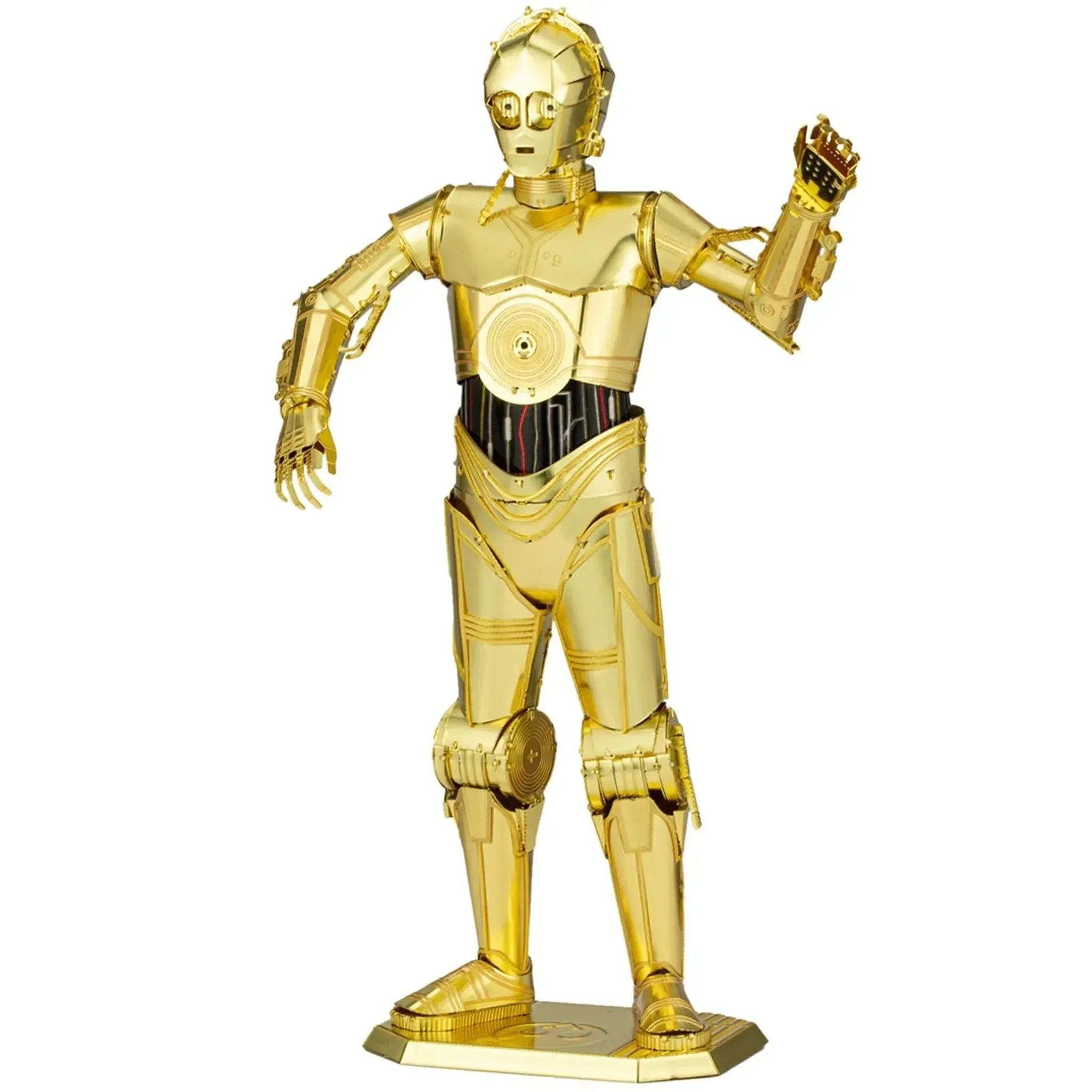Star Wars - C-3PO 3D Figure Model Kit (Steel, Moderate Difficulty) - Fascinations - Metal Earth Premium Series - (2022) - Image 2