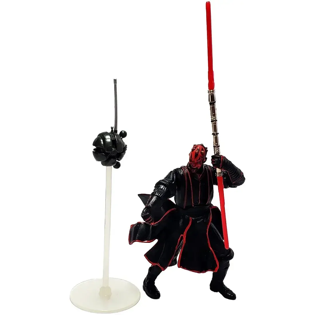 Star Wars: Episode I [The Phantom Menace] - Sith Training Darth Maul Action Figure (3.75") - Hasbro - Collection 1, #42 (2002) - Image 2