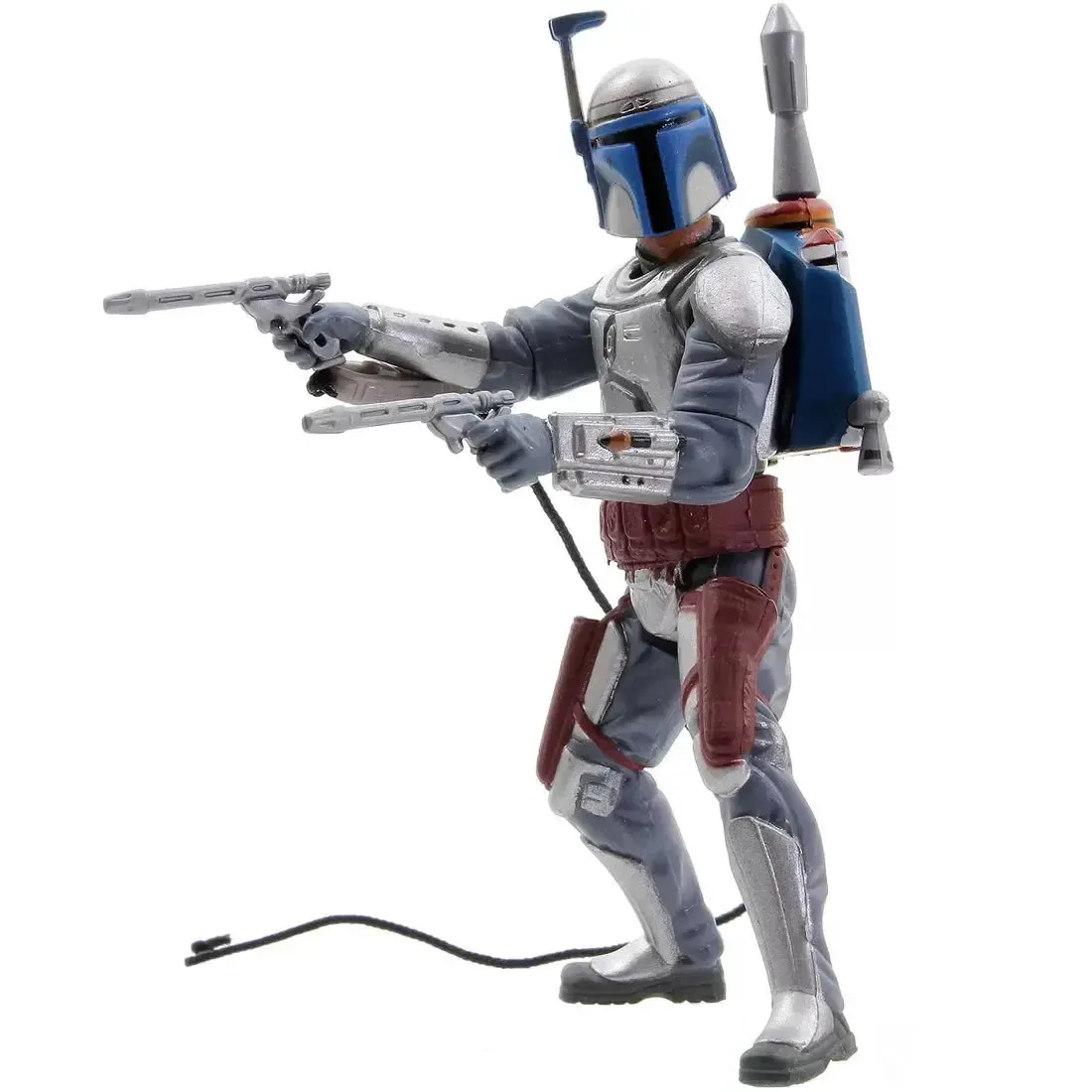 Star Wars: Episode II [Attack of the Clones] - Kamino Escape Jango Fett Action Figure (3.75") - Hasbro - Collection 1, #13 (2002) - Image 2