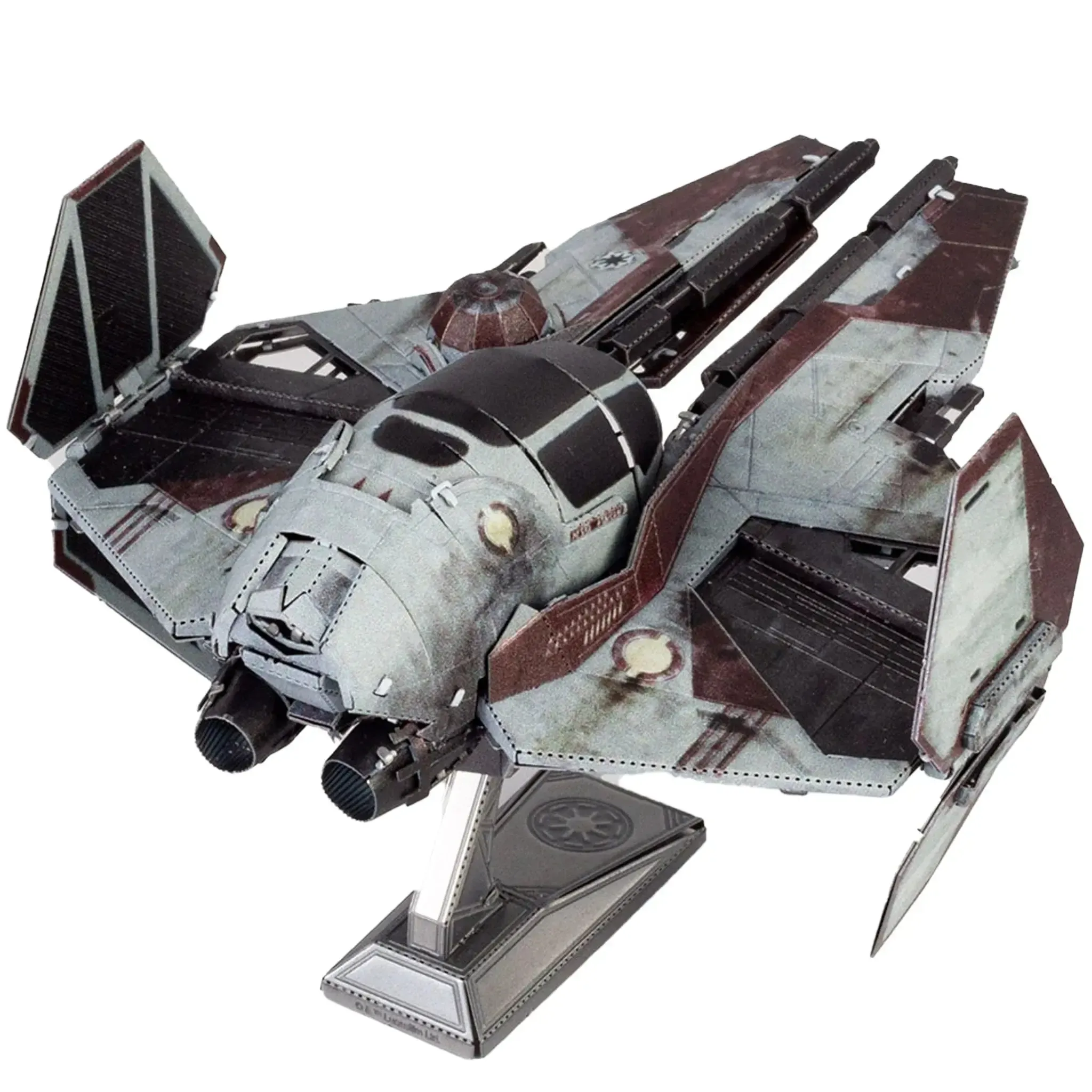 Star Wars - ETA-2 Jedi Starfighter Vehicle 3D Figure Model Kit (Steel, Hard Difficulty) - Fascinations - Metal Earth Series - (2024) - Image 6