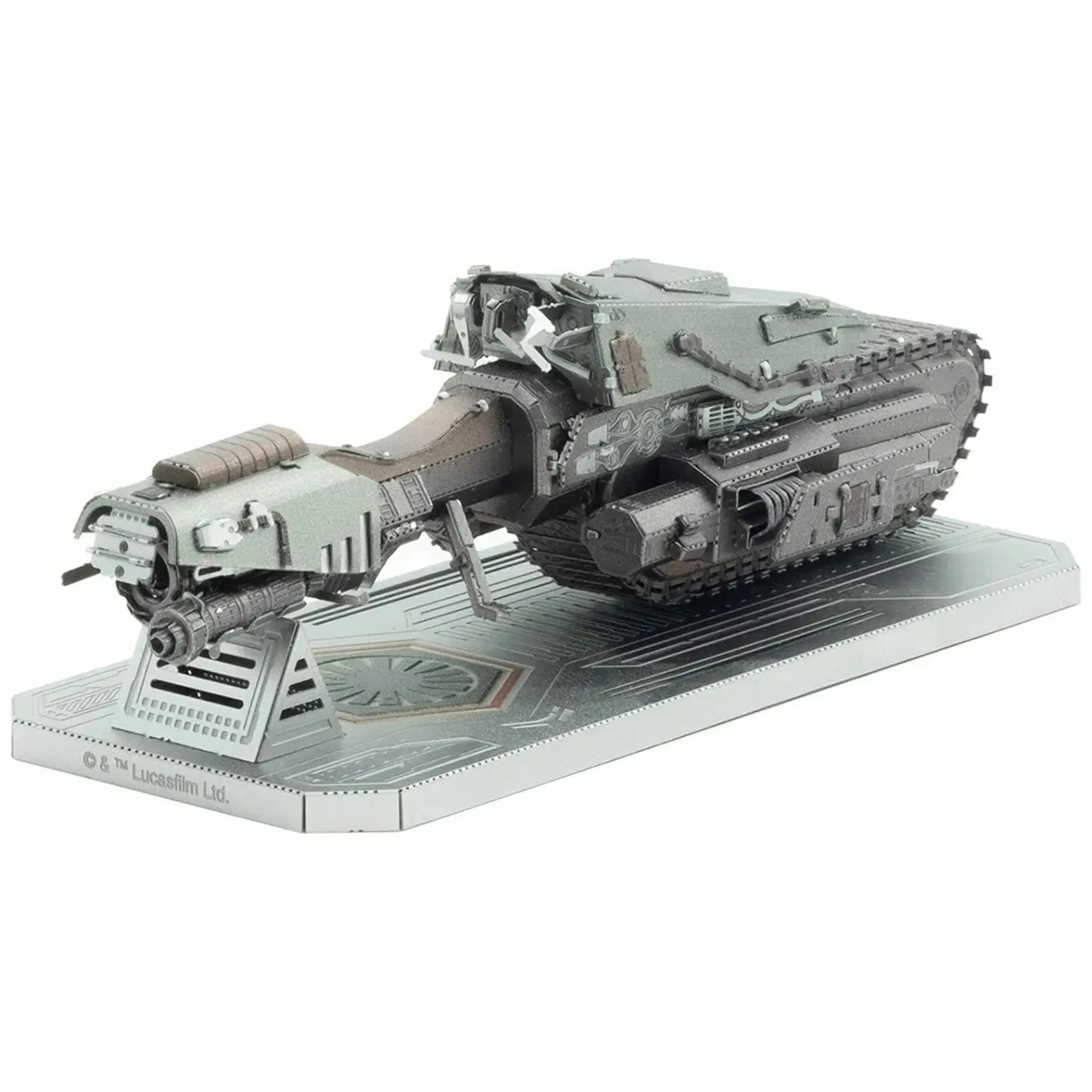 Star Wars - First Order Treadspeeder Figure Model Kit (Steel, Challenging Difficulty) - Fascinations - Metal Earth Series - Image 6