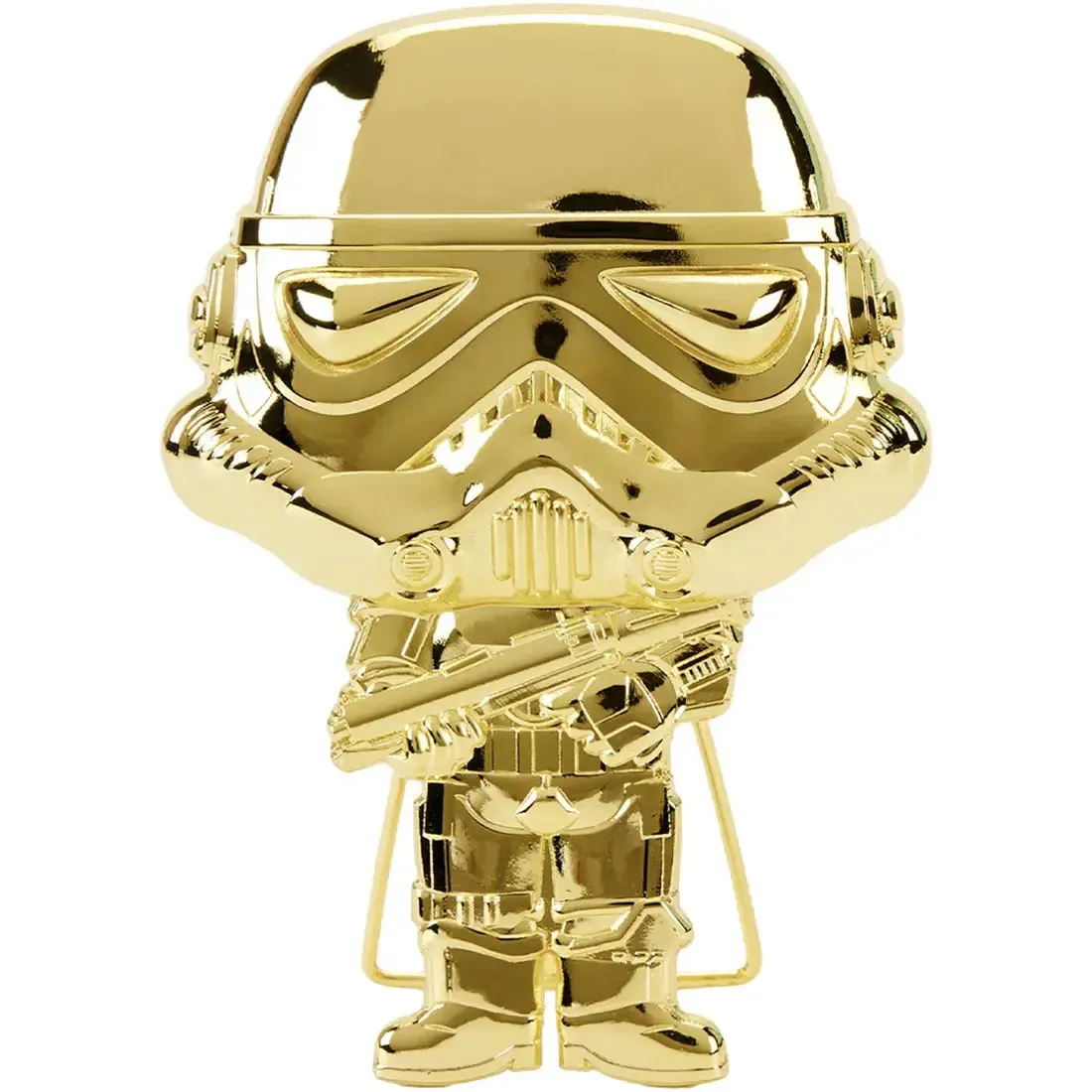 Star Wars - Golden Stormtrooper Pin Badge (Enamel) - Funko - Pop! Pin Series (51) - Image 2