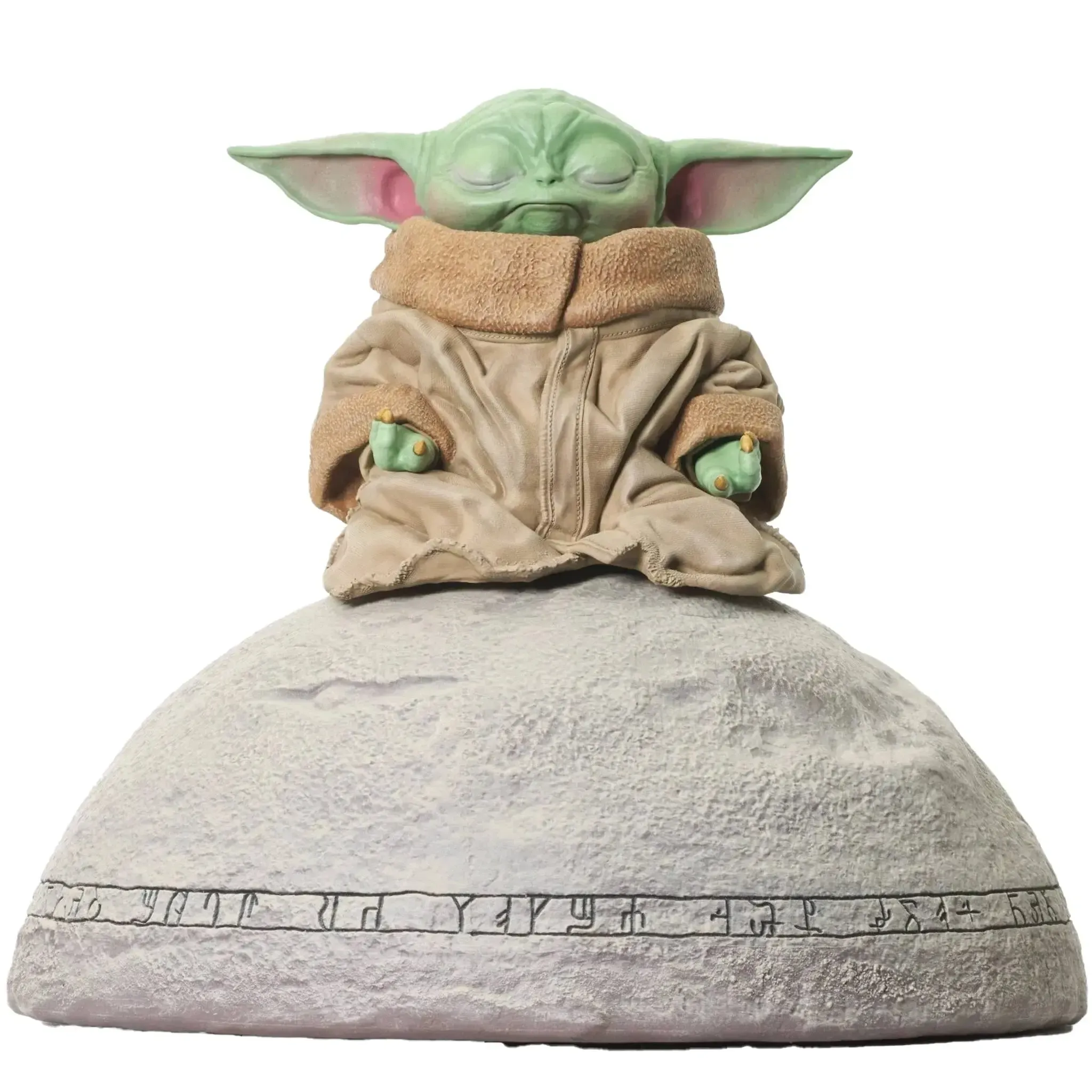 Star Wars - Grogu on Seeing Stone Statue Figure (1:2 Scale, Limited Edition: 1 of 1,000) - Diamond Select Toys [Gentle Giant Ltd.] - Milestones Series - (2021) - Image 3