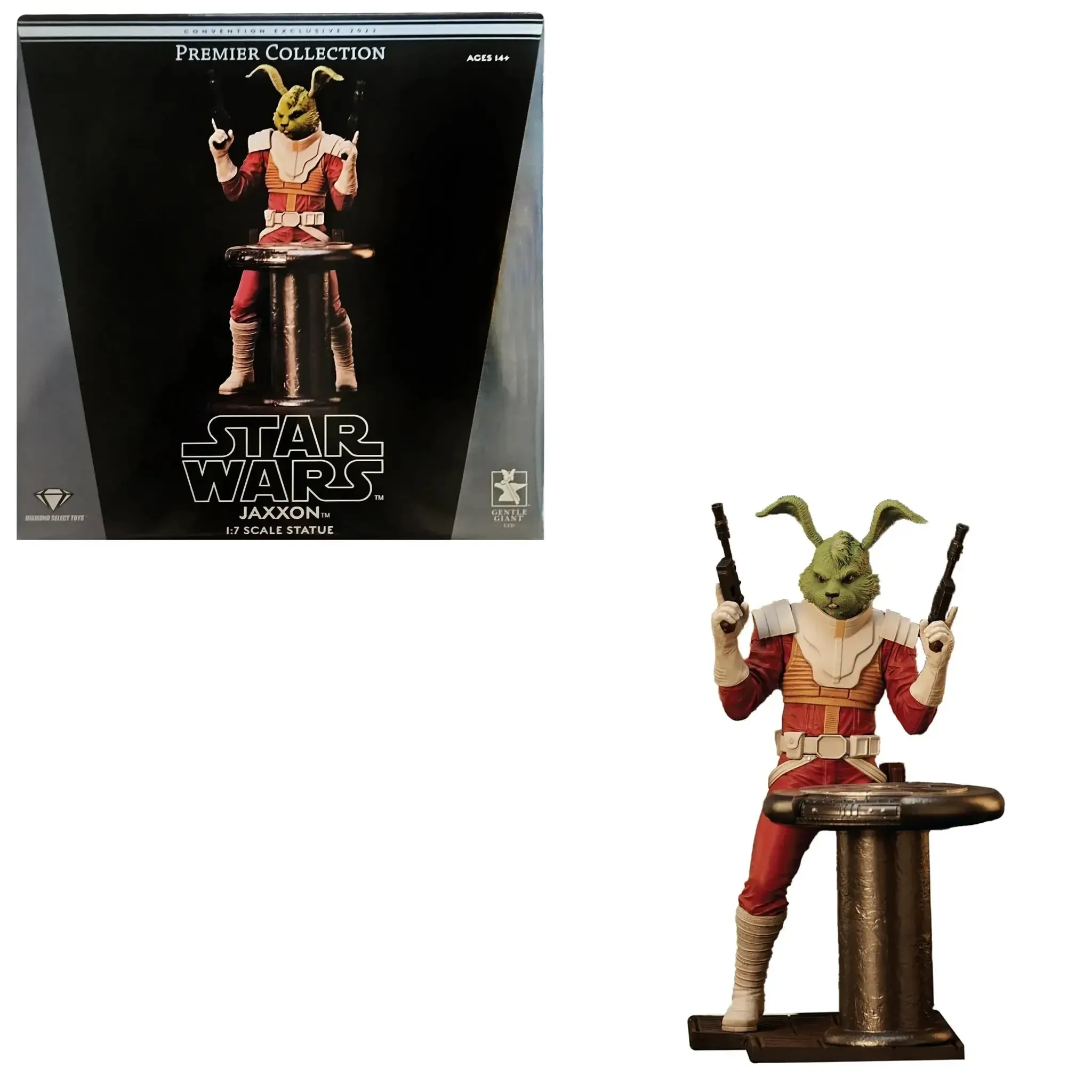 Star Wars - Jaxxon Statue Figure (10", 1:7 Scale, Limited Edition) - Diamond Select Toys [Gentle Giant Ltd.] - Premier Collection, Convention Exclusive Edition - (2022) - Image 4