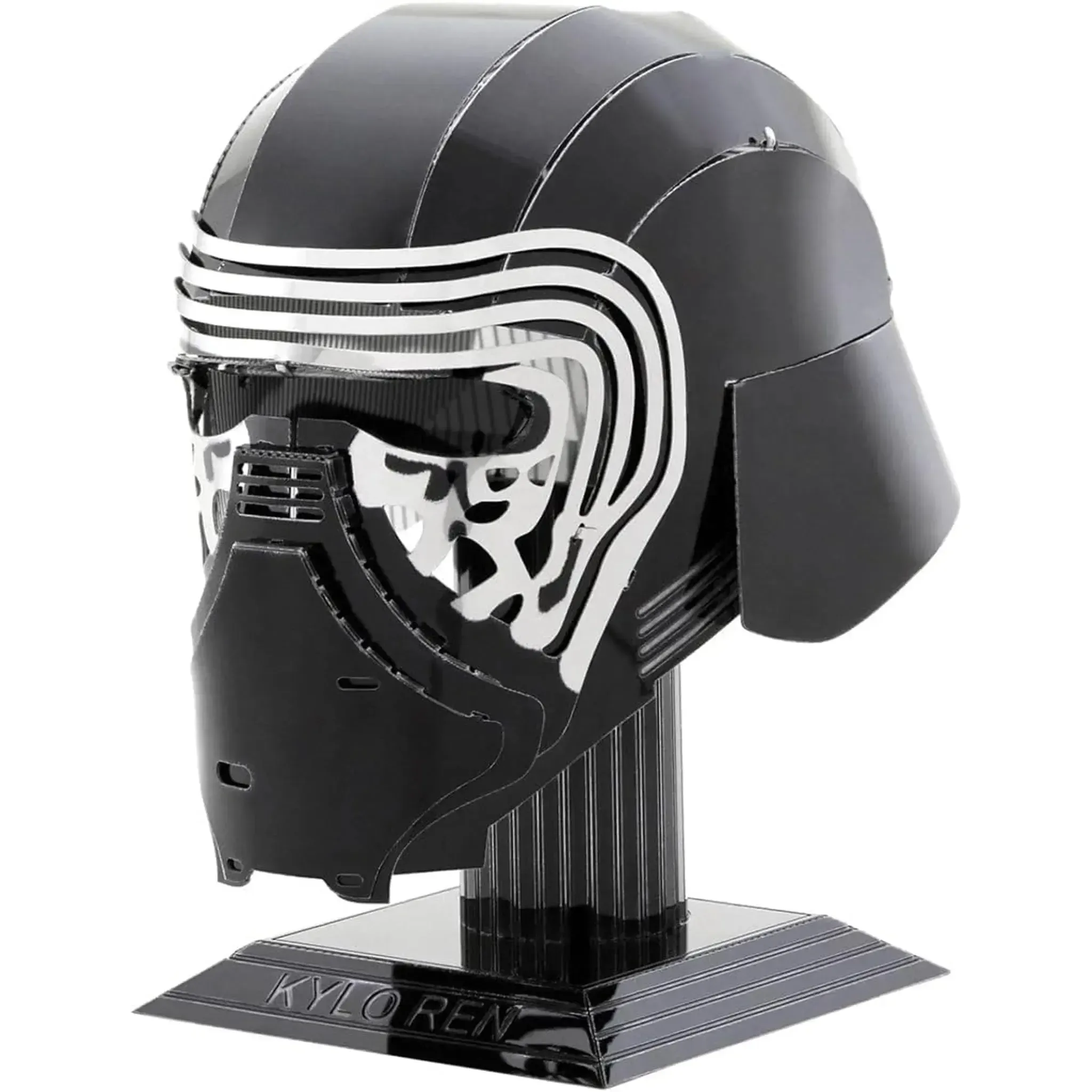Star Wars - Kylo Ren Helmet Figure Model Kit (Steel, Moderate Difficulty) - Fascinations - Metal Earth Series - Image 2