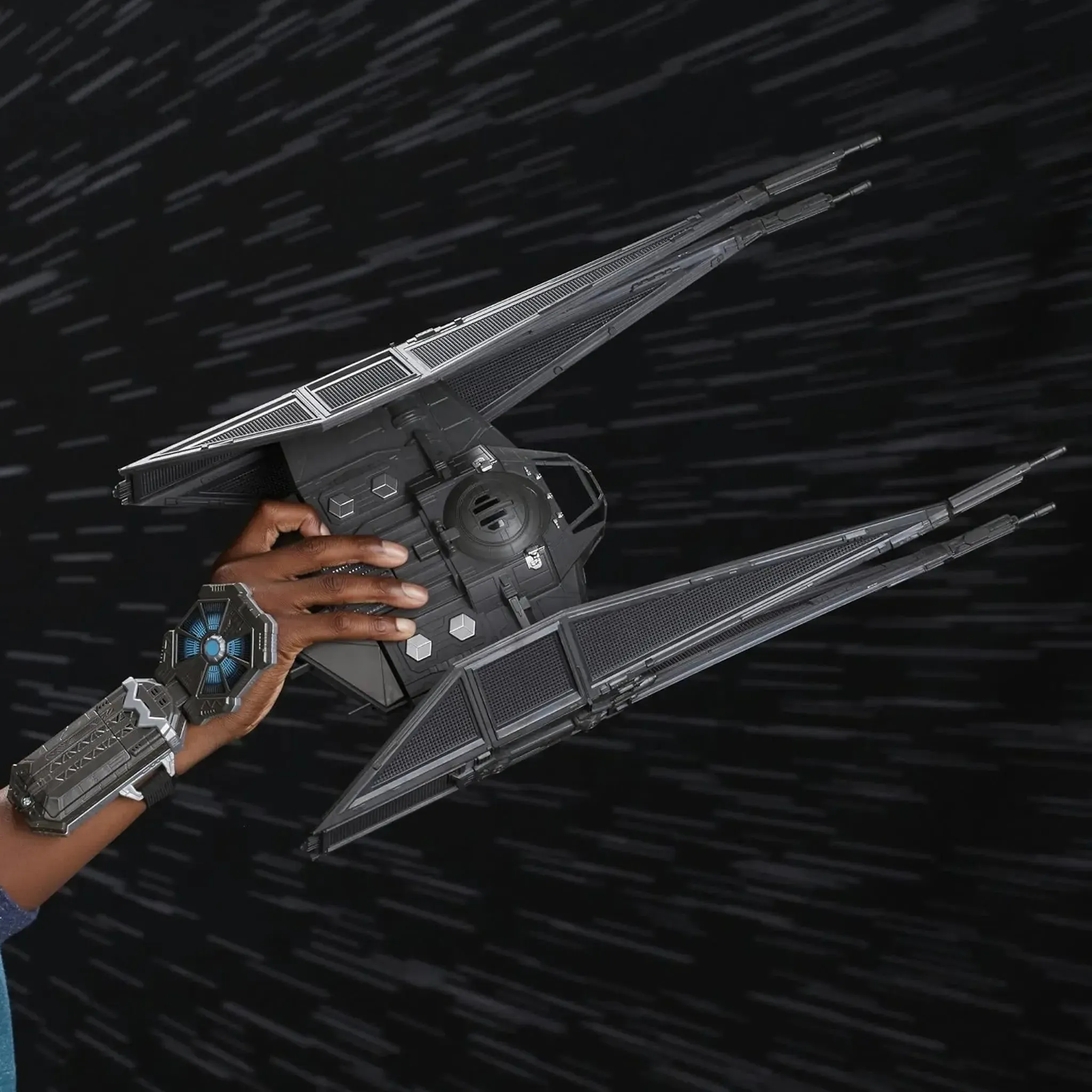 Star Wars - Kylo Ren's Tie Silencer Ship with Kylo Ren Action Figure (3.75") - Hasbro - (2017) - Image 8