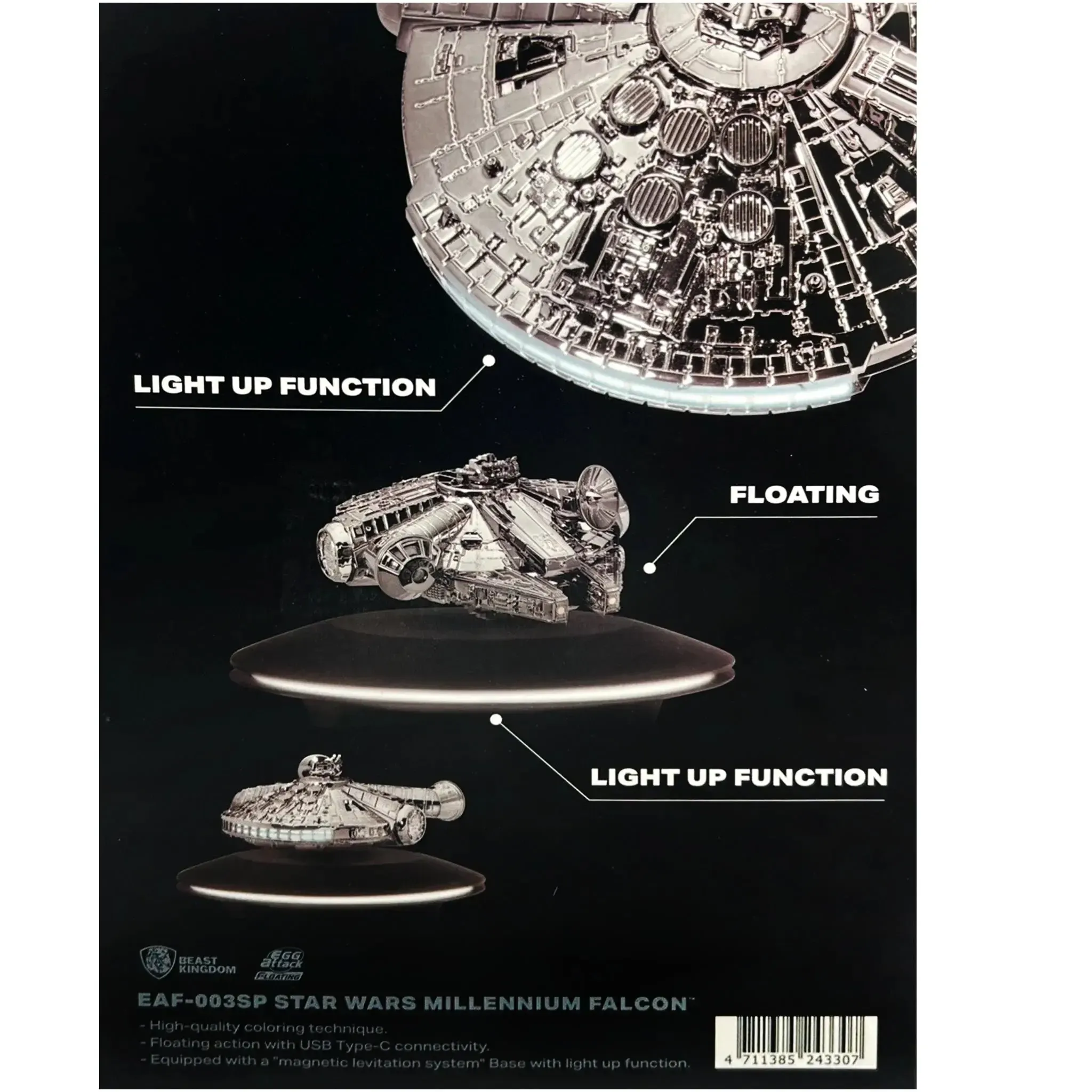 Star Wars - Millennium Falcon Egg Attack Floating Figure (Limited Edition) - Beast Kingdom - EAA-003SP Series - Image 3