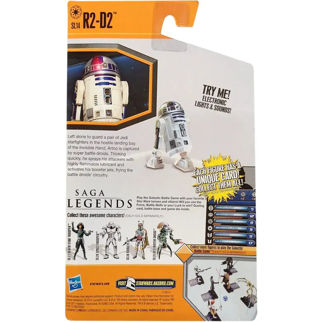 Star Wars - R2-D2 Action Figure (2.5") - Hasbro - Star Wars Saga Legends (SL14) - Image 3