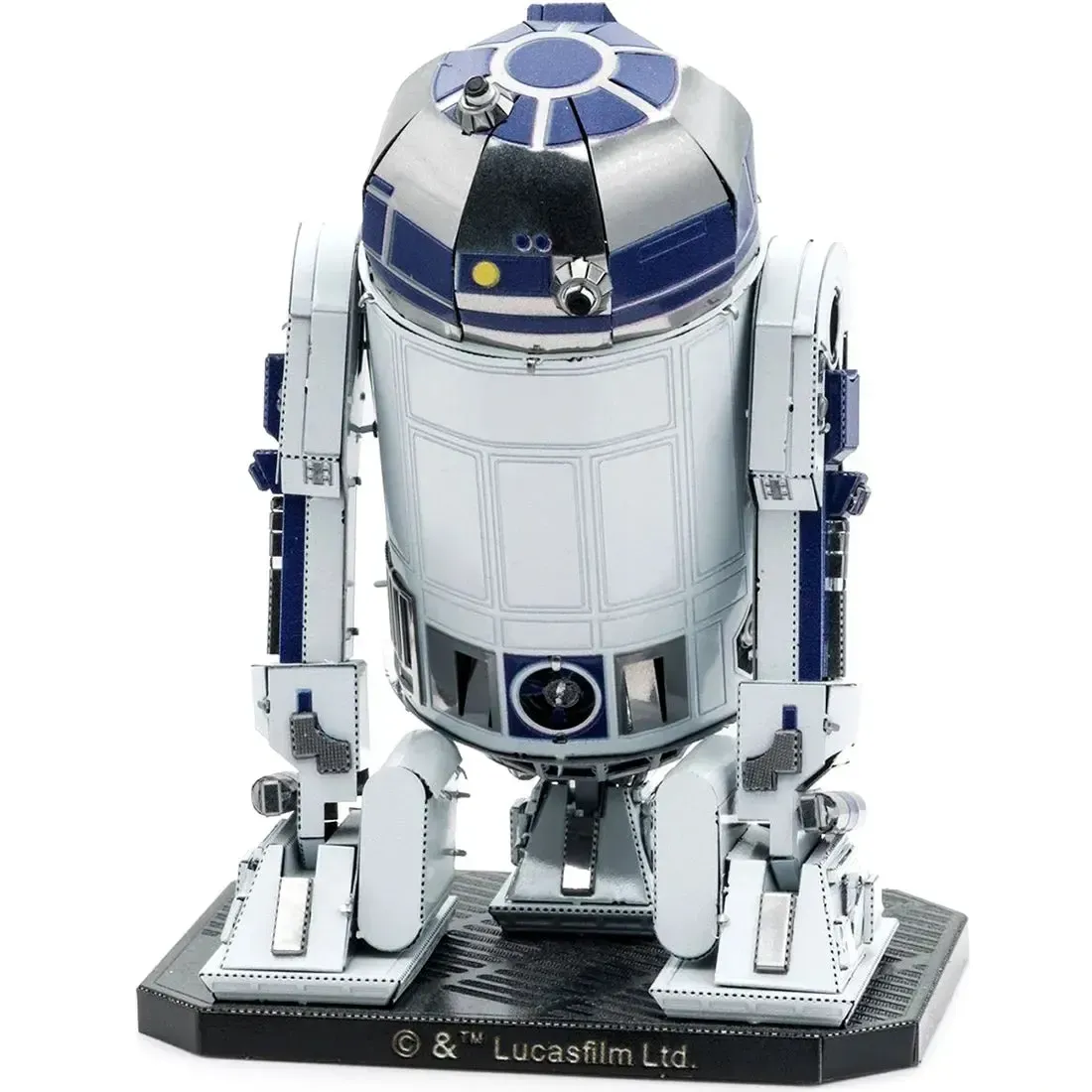 Star Wars - R2-D2 Figure Model Kit (Steel, Moderate Difficulty) - Fascinations - Metal Earth Premium Series - Image 4