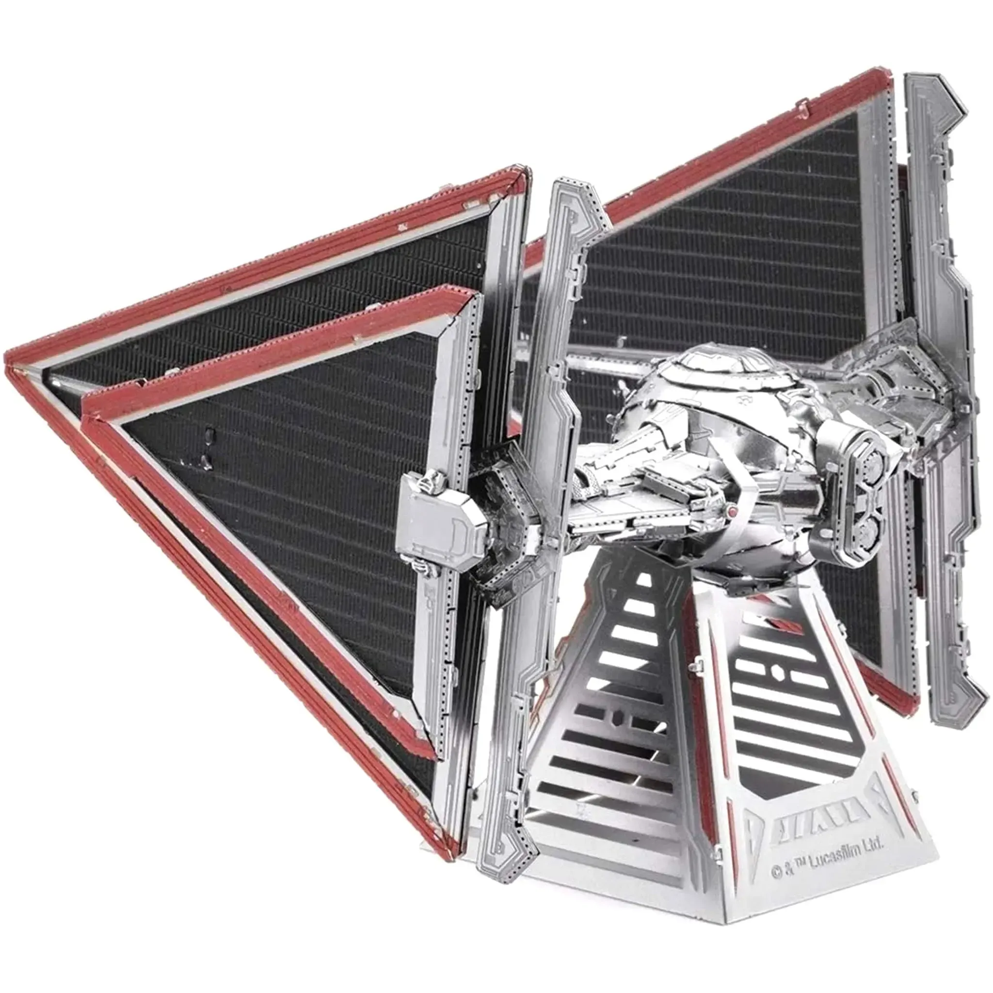 Star Wars - Sith TIE Fighter Figure Model Kit (Steel, Challenging Difficulty) - Fascinations - Metal Earth Series - Image 4