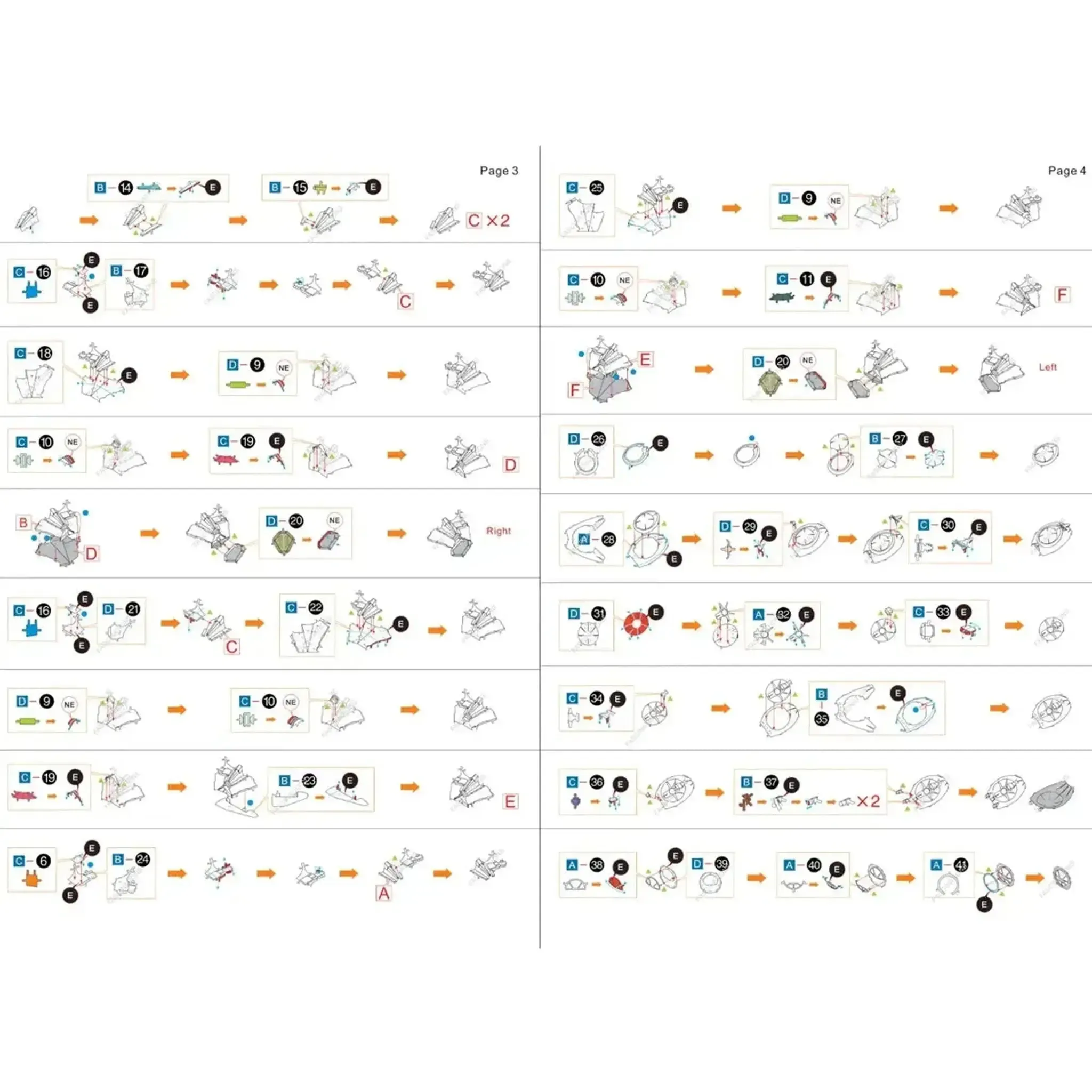 Star Wars - Sith TIE Fighter Figure Model Kit (Steel, Challenging Difficulty) - Fascinations - Metal Earth Series - Image 9