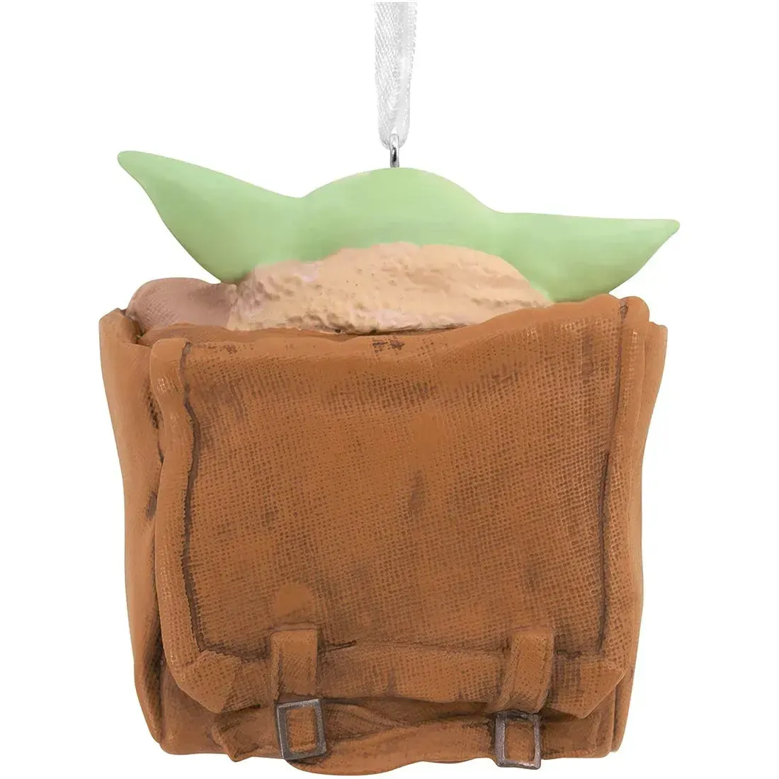 Star Wars: The Mandalorian - Grogu in Bag Christmas Ornament - Hallmark - Image 3
