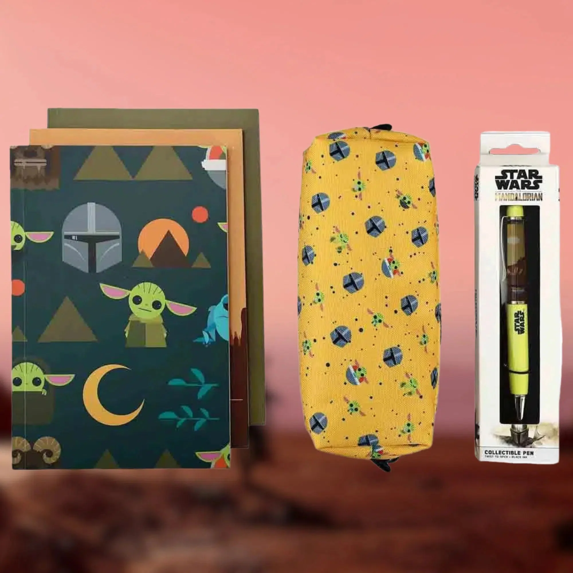 Star Wars: The Mandalorian - Grogu Stationery Gift Set - Bioworld - Notebooks, Pencil Pouch, Floaty Pen - Image 12
