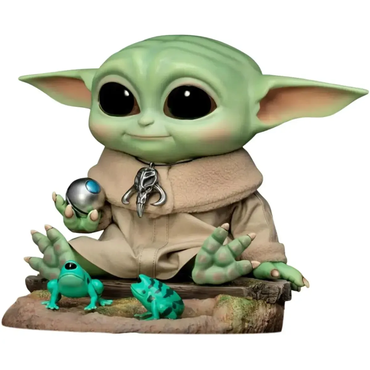 Star Wars: The Mandalorian - Grogu Statue Figure (7.2", Limited Edition, 1 of 3,000) - Beast Kingdom - Egg Attack Action Series (EAA-043) - Image 2