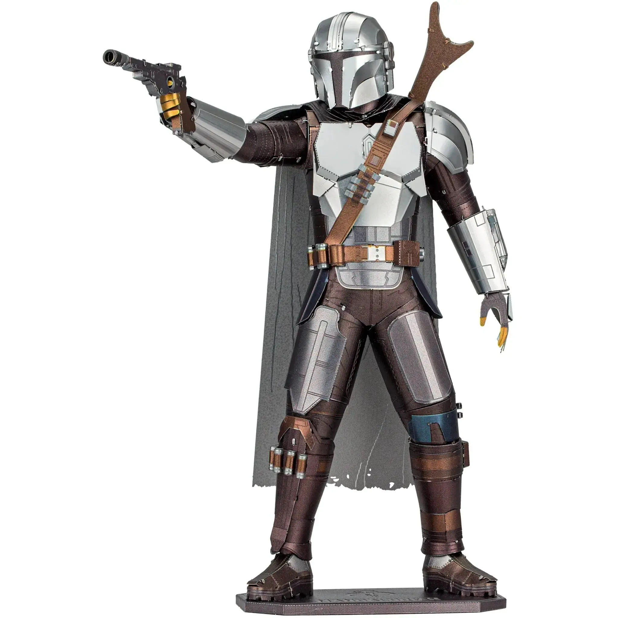 Star Wars: The Mandalorian - The Mandalorian 3D Figure Model Kit (Steel, Hard Difficulty) - Fascinations - Metal Earth Premium Series - (2020) - Image 2