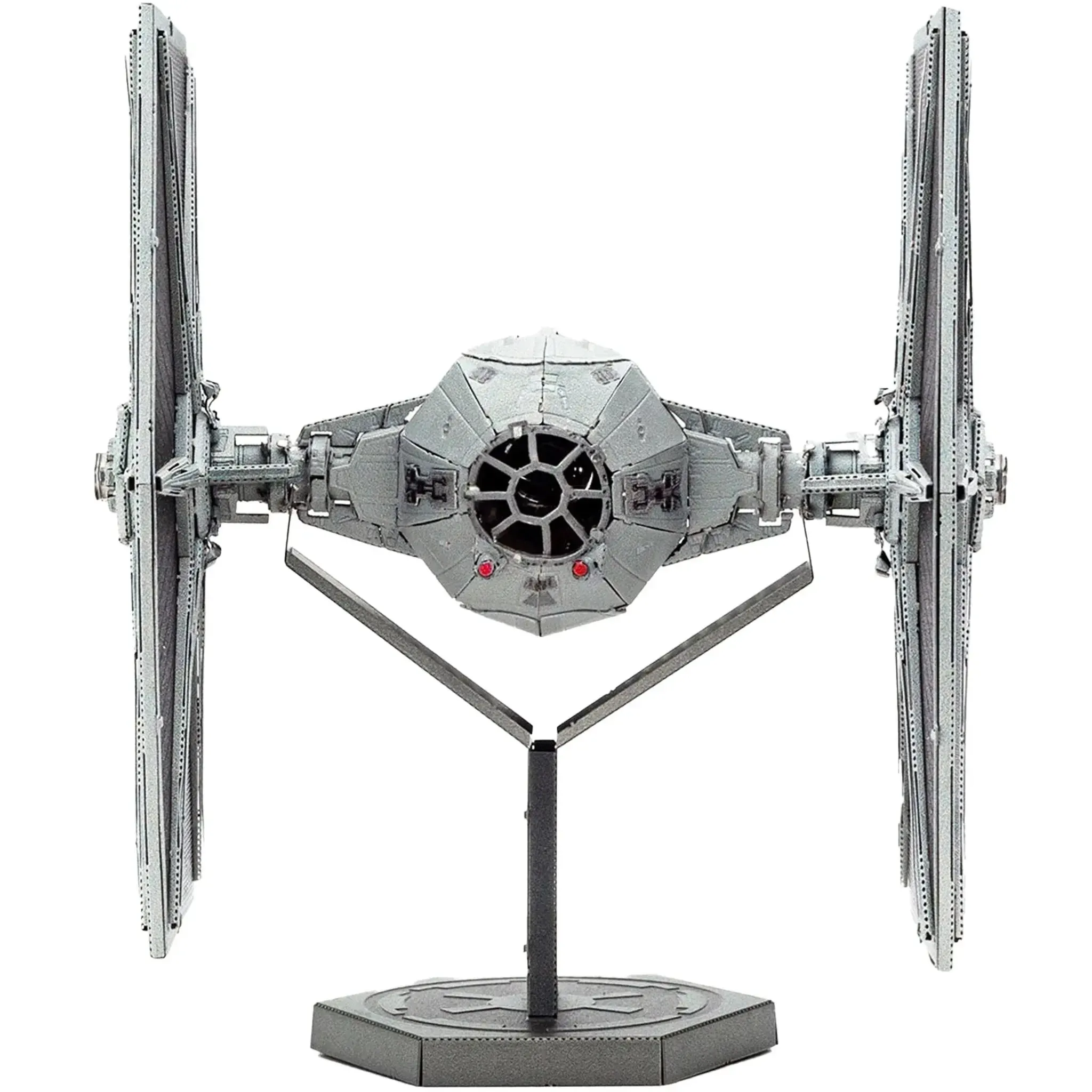 Star Wars - TIE Fighter Spacecraft 3D Figure Model Kit (Steel, Hard Difficulty) - Fascinations - Metal Earth Premium Series - (2023) - Image 4