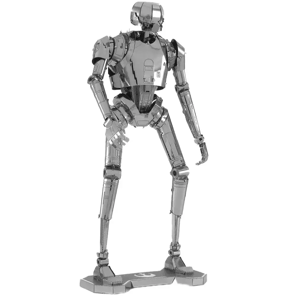 Star Wars - Unpainted K-2SO Figure Model Kit (Steel, Expert Difficulty) - Fascinations - Metal Earth Series - Image 7