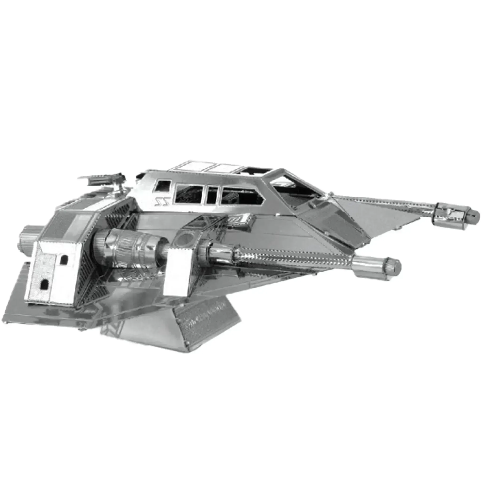 Star Wars - Unpainted Snowspeeder Figure Model Kit (Steel, Moderate Difficulty) - Fascinations - Metal Earth Series - Image 2