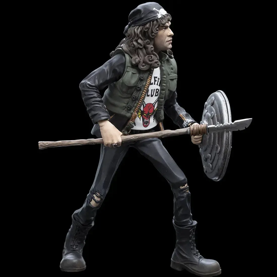 Stranger Things - Eddie Munson with Shield Figure (6.36", Limited Edition: 1 of 3,000) - Weta Workshop - Mini Epics Series (16) - Image 4
