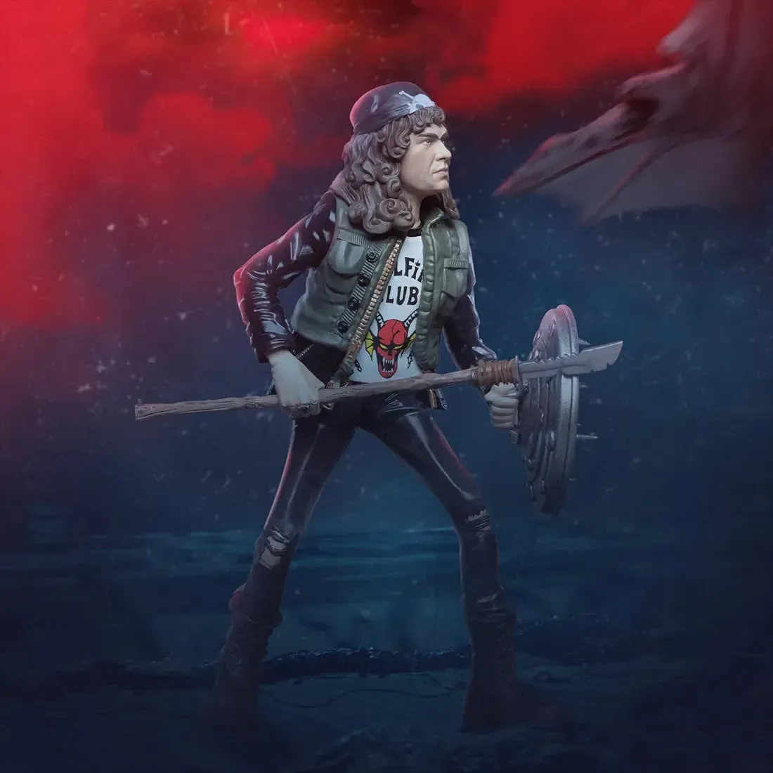 Stranger Things - Eddie Munson with Shield Figure (6.36", Limited Edition: 1 of 3,000) - Weta Workshop - Mini Epics Series (16) - Image 8