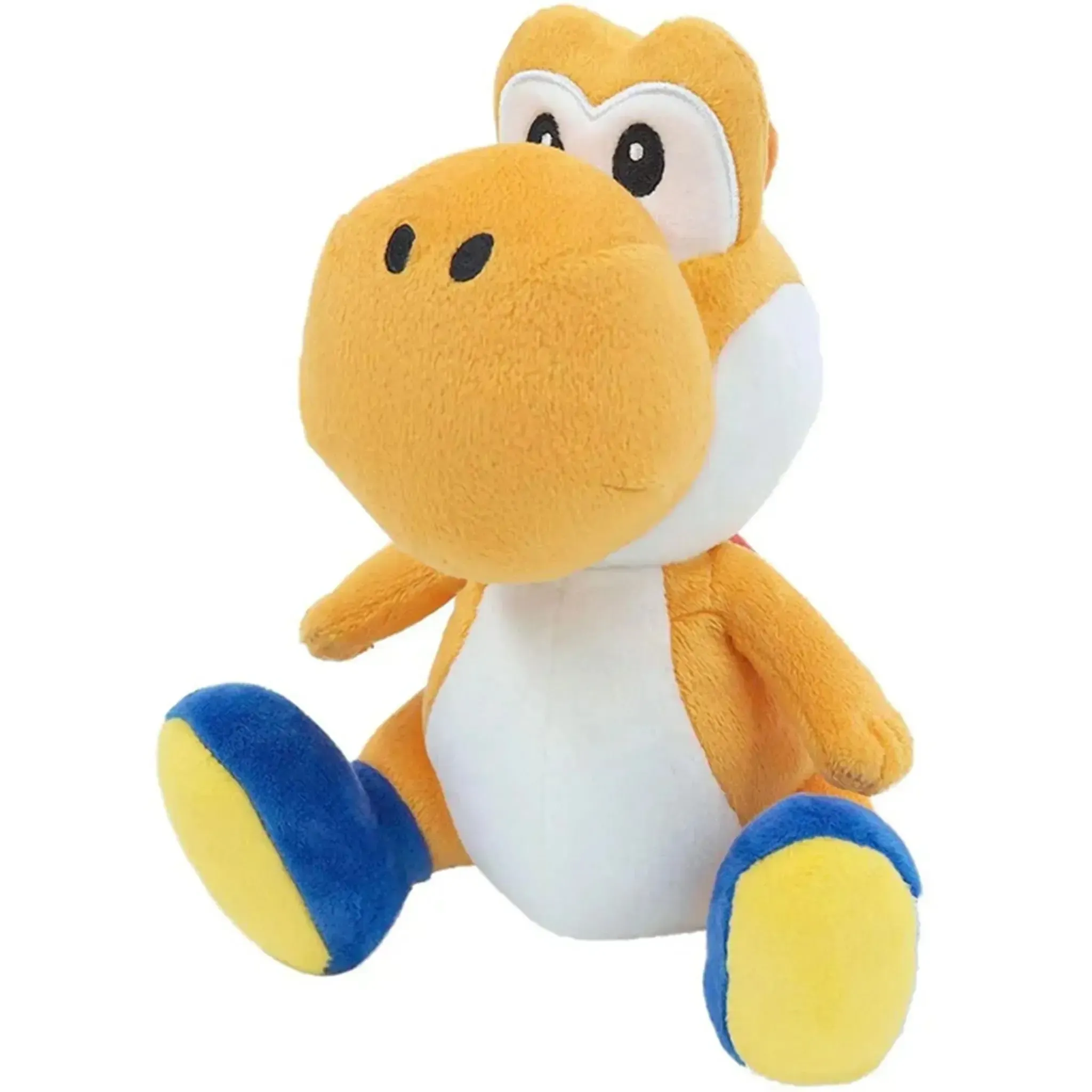 Super Mario Bros. - Orange Yoshi Plush (8") - Little Buddy - Image 3