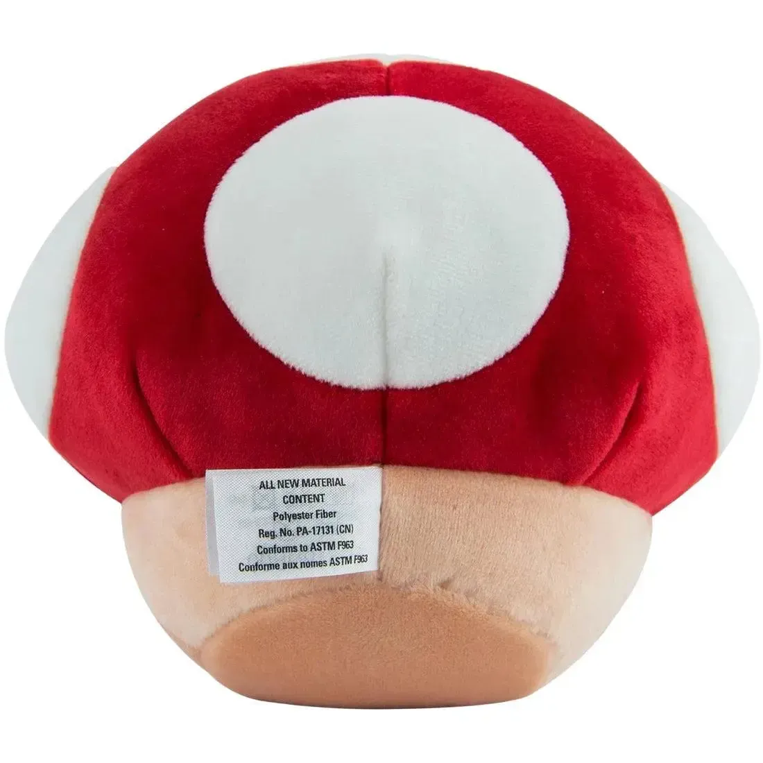 Super Mario - Red Mushroom Plush (6") - Tomy - Club Mocchi Mocchi Series - Image 2