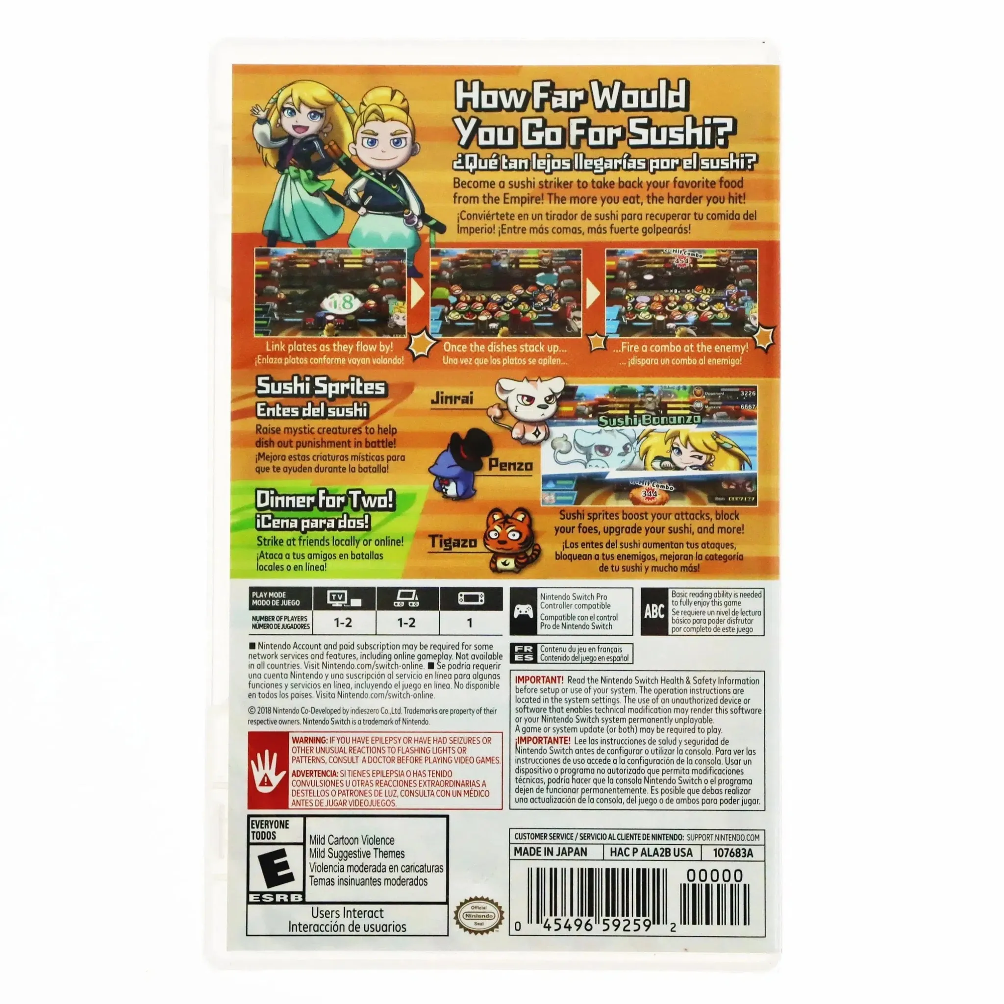 Sushi Striker: The Way of Sushido - Nintendo Switch - Image 3
