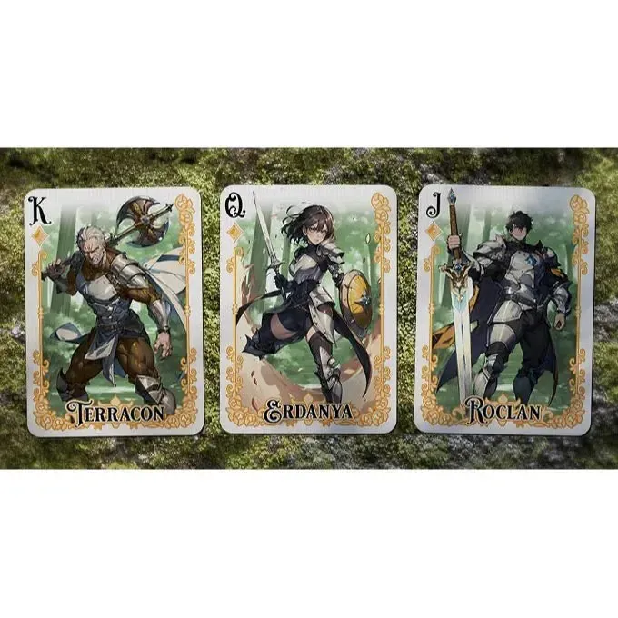 Tales of Gaia: Daydream Edition - Premium Fantasy Elemental Playing Cards - Wonderland Workshop - KardecK Series - Image 16
