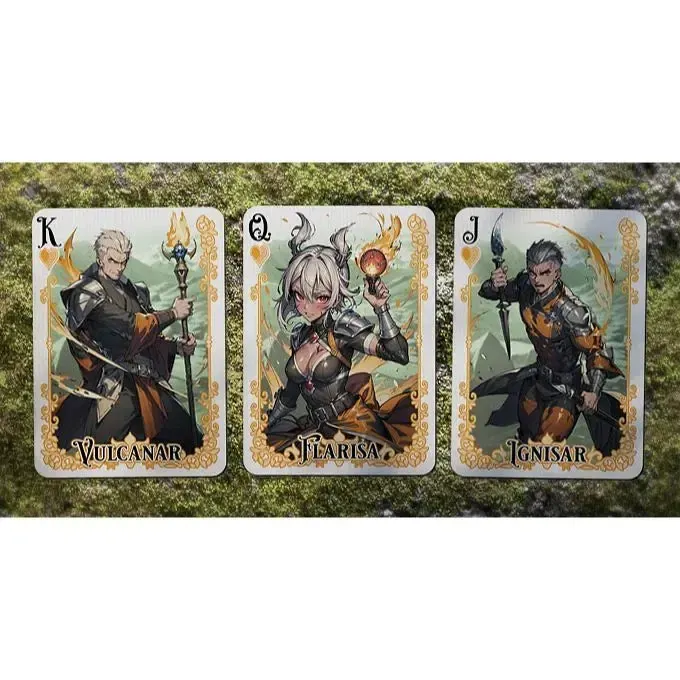 Tales of Gaia: Daydream Edition - Premium Fantasy Elemental Playing Cards - Wonderland Workshop - KardecK Series - Image 17