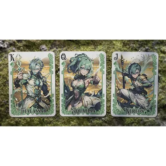 Tales of Gaia: Daydream Edition - Premium Fantasy Elemental Playing Cards - Wonderland Workshop - KardecK Series - Image 18