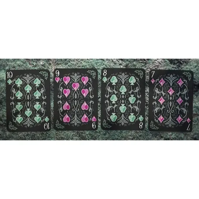 Tales of Gaia: Nightshade Edition - Premium Fantasy Elemental Playing Cards - Wonderland Workshop - KardecK Series - Image 14