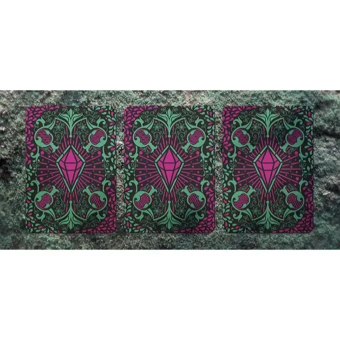 Tales of Gaia: Nightshade Edition - Premium Fantasy Elemental Playing Cards - Wonderland Workshop - KardecK Series - Image 3