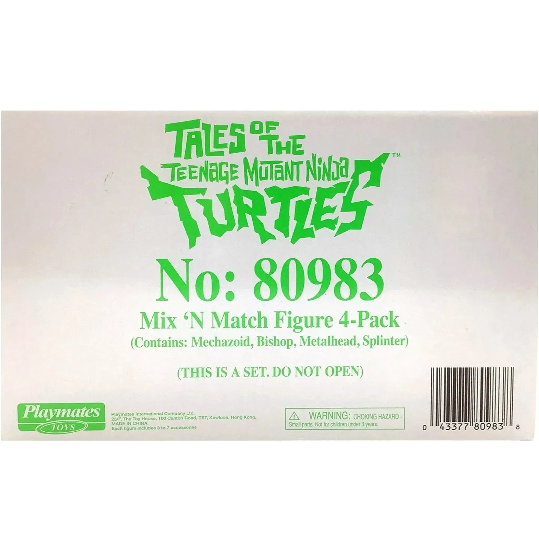 Tales of the Teenage Mutant Ninja Turtles - Mix 'N Match Robots 4-Pack Action Figure Set (Mechazoid, Bishop, Metalhead, Splinter) - Playmates Toys - (2024) - Image 4