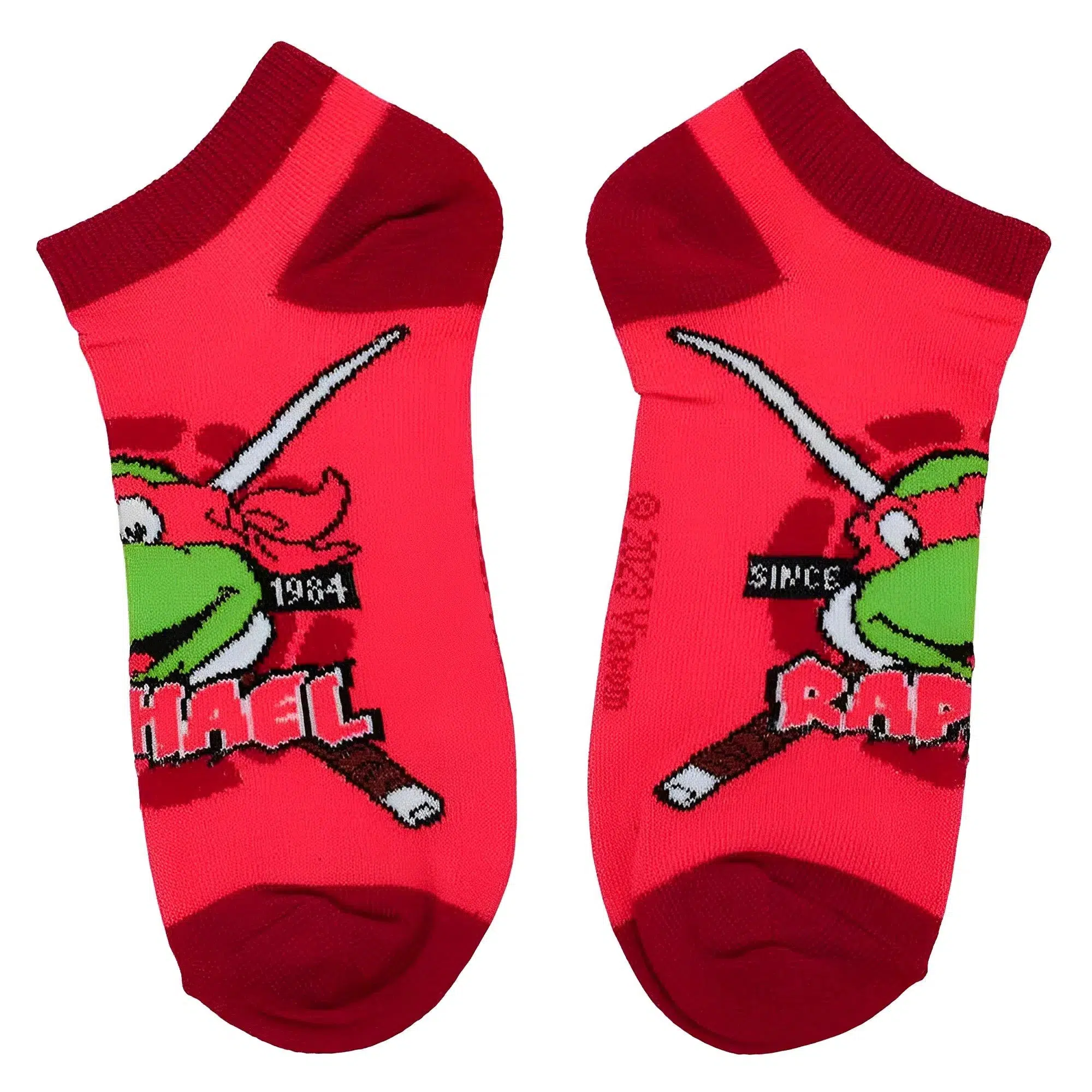 Teenage Mutant Ninja Turtles - 1984 Retro Turtles Ankle Socks Set (5 Pairs) - Bioworld - Image 2