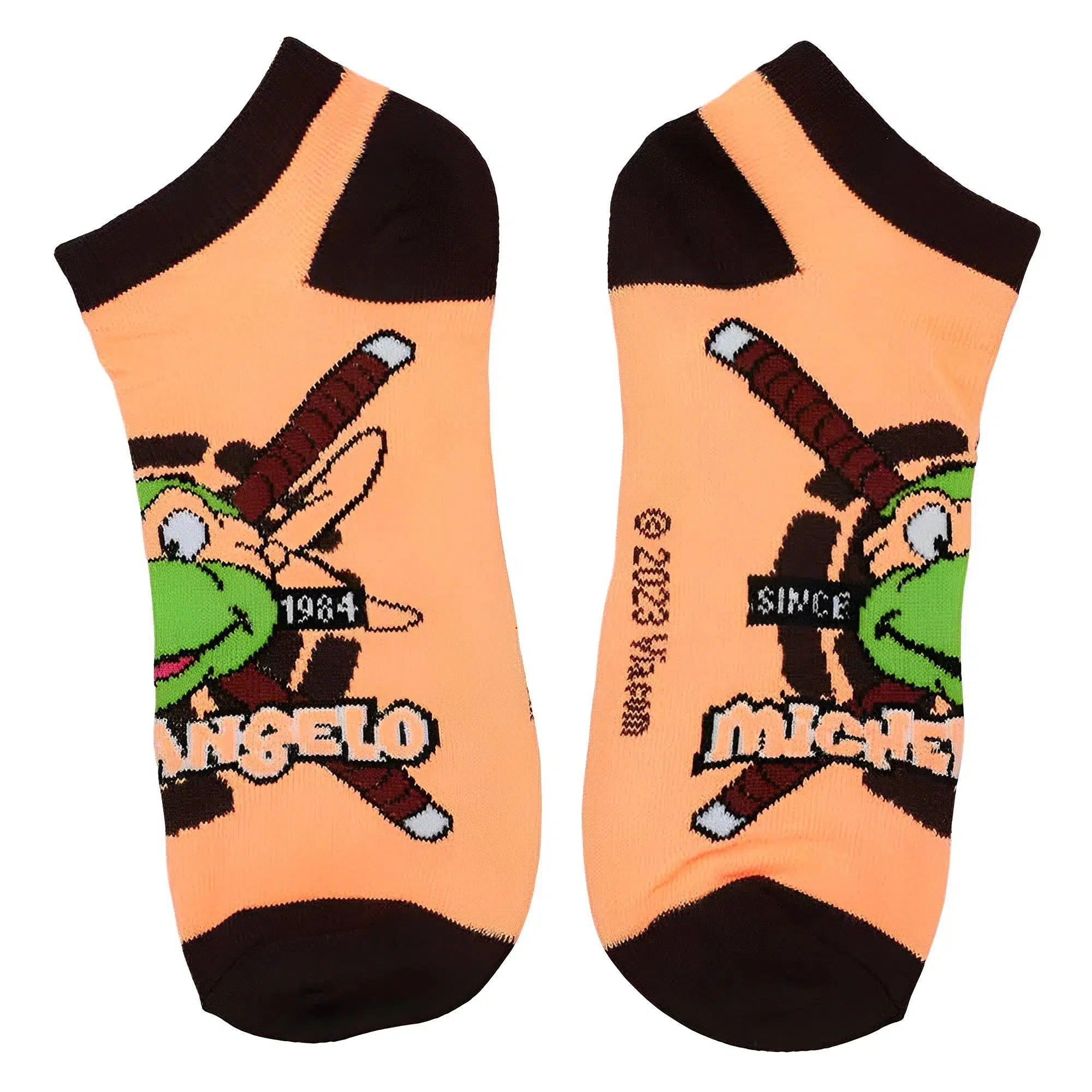 Teenage Mutant Ninja Turtles - 1984 Retro Turtles Ankle Socks Set (5 Pairs) - Bioworld - Image 4