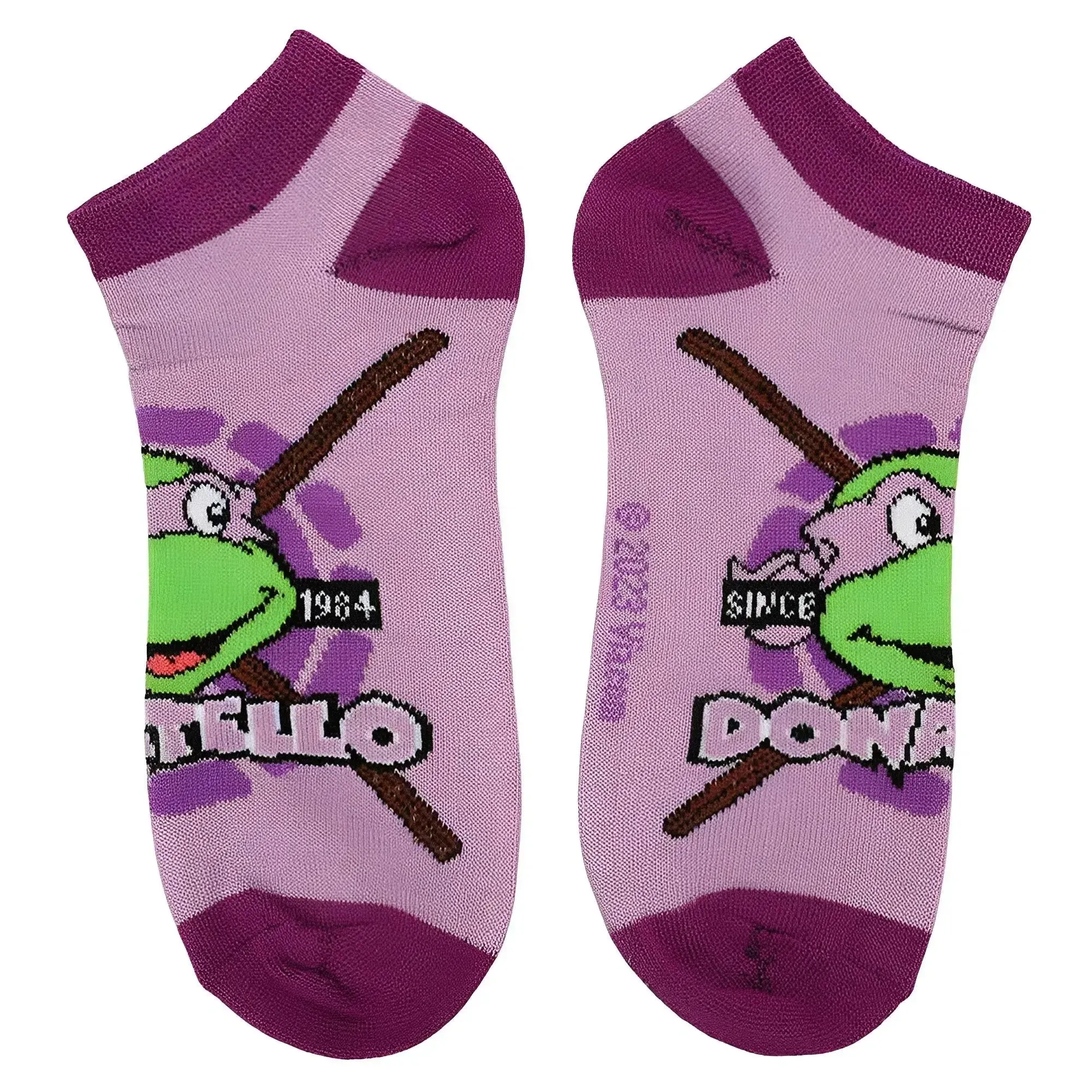 Teenage Mutant Ninja Turtles - 1984 Retro Turtles Ankle Socks Set (5 Pairs) - Bioworld - Image 6