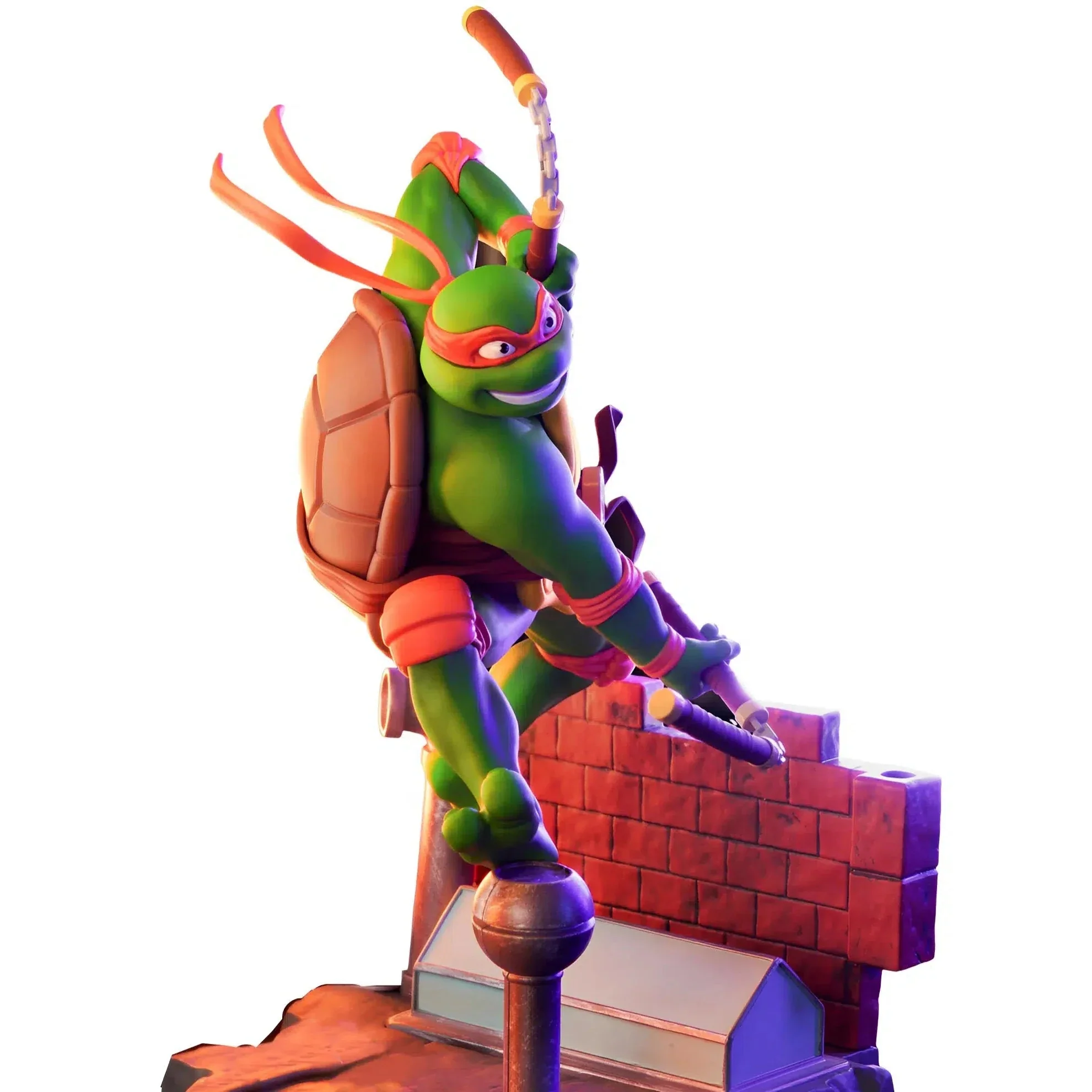 Teenage Mutant Ninja Turtles - Michelangelo Figure - ABYstyle - Super Figure Collection (SFC) - Image 5