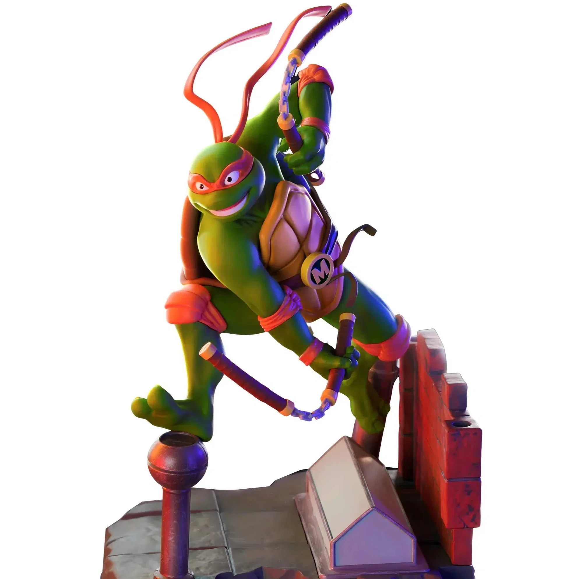 Teenage Mutant Ninja Turtles - Michelangelo Figure - ABYstyle - Super Figure Collection (SFC) - Image 7