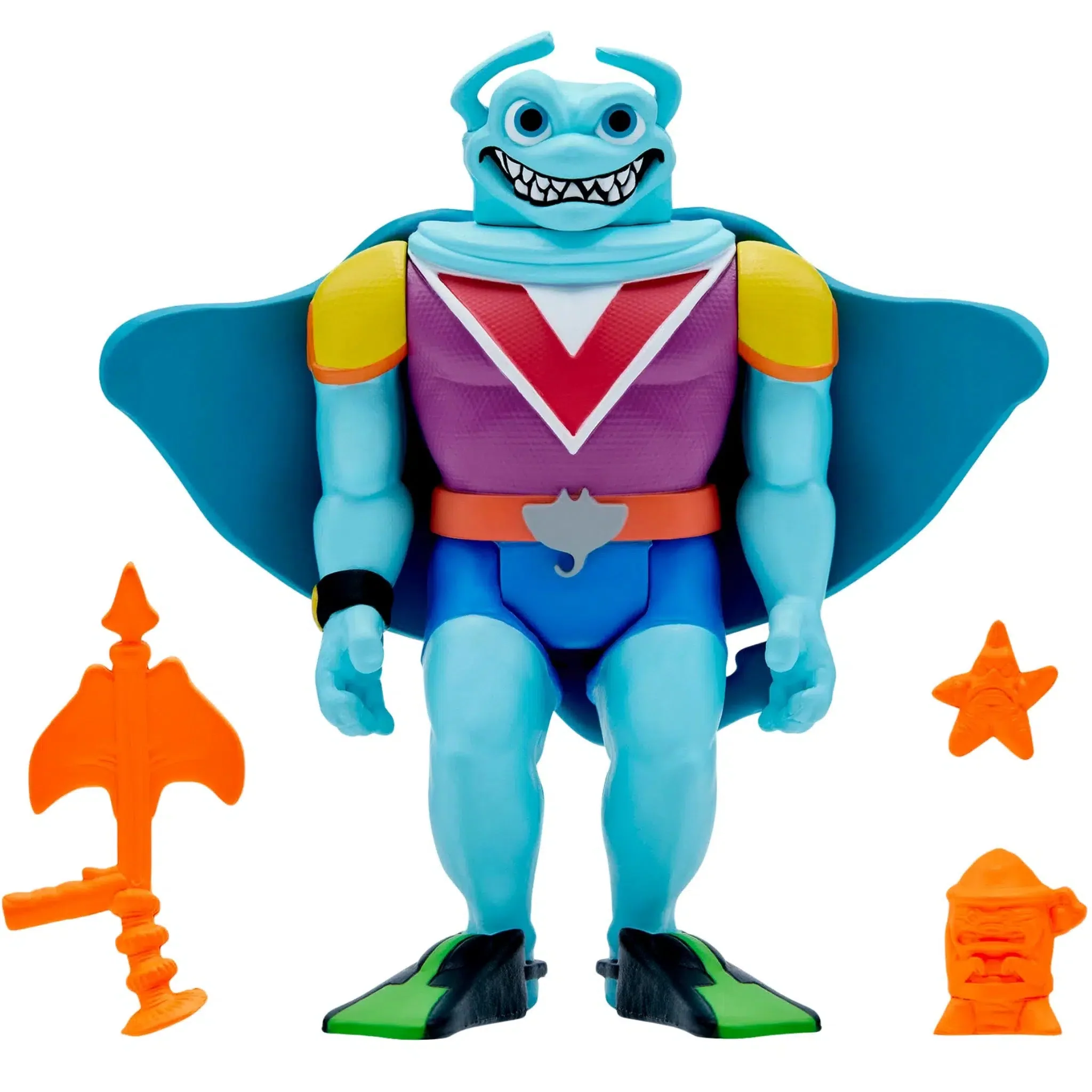 Teenage Mutant Ninja Turtles - Ray Fillet Action Figure - Super7 - ReAction Figures Series, Wave 4 - Image 2