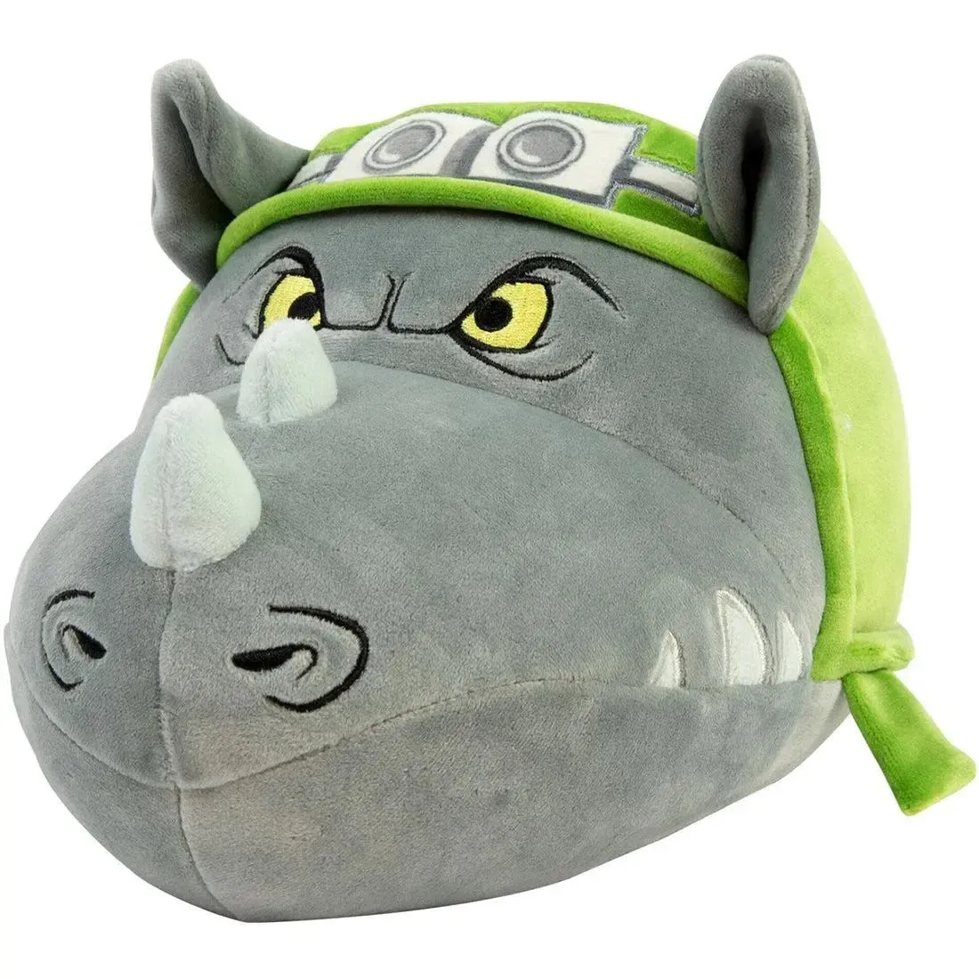 Teenage Mutant Ninja Turtles - Rocksteady Head Plush (9") - Tomy - Club Mocchi Mocchi Series - Image 3