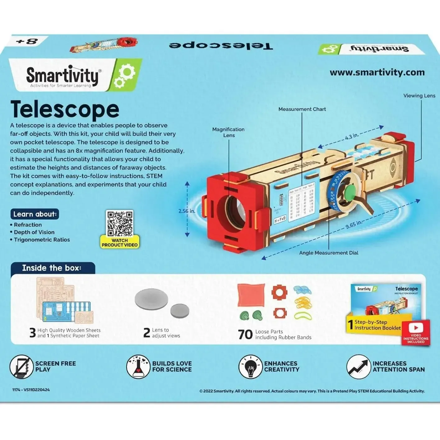 Telescope - STEM Toy Building Set - Smartivity - Image 2