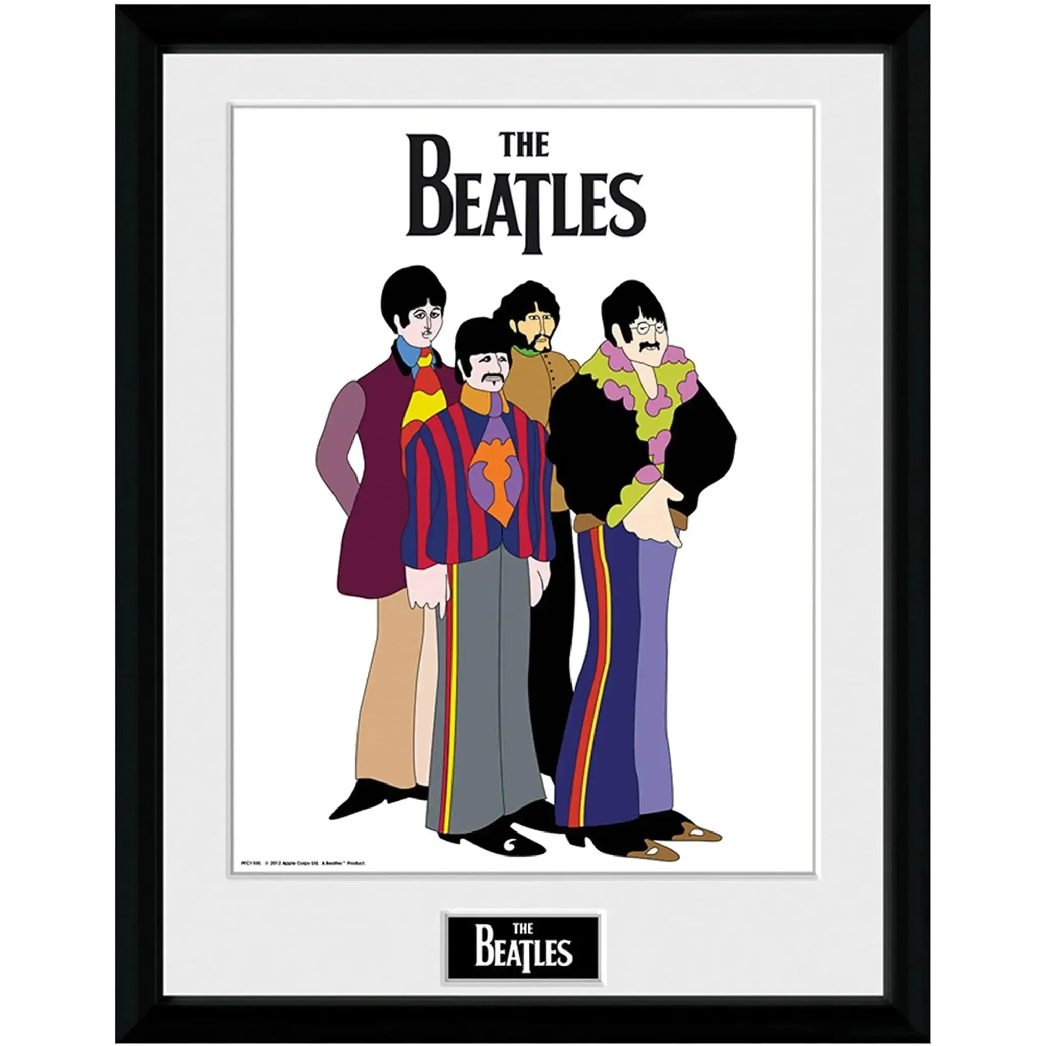 The Beatles - Yellow Submarine Framed Print (12"x16") - ABYstyle [GB Eye]