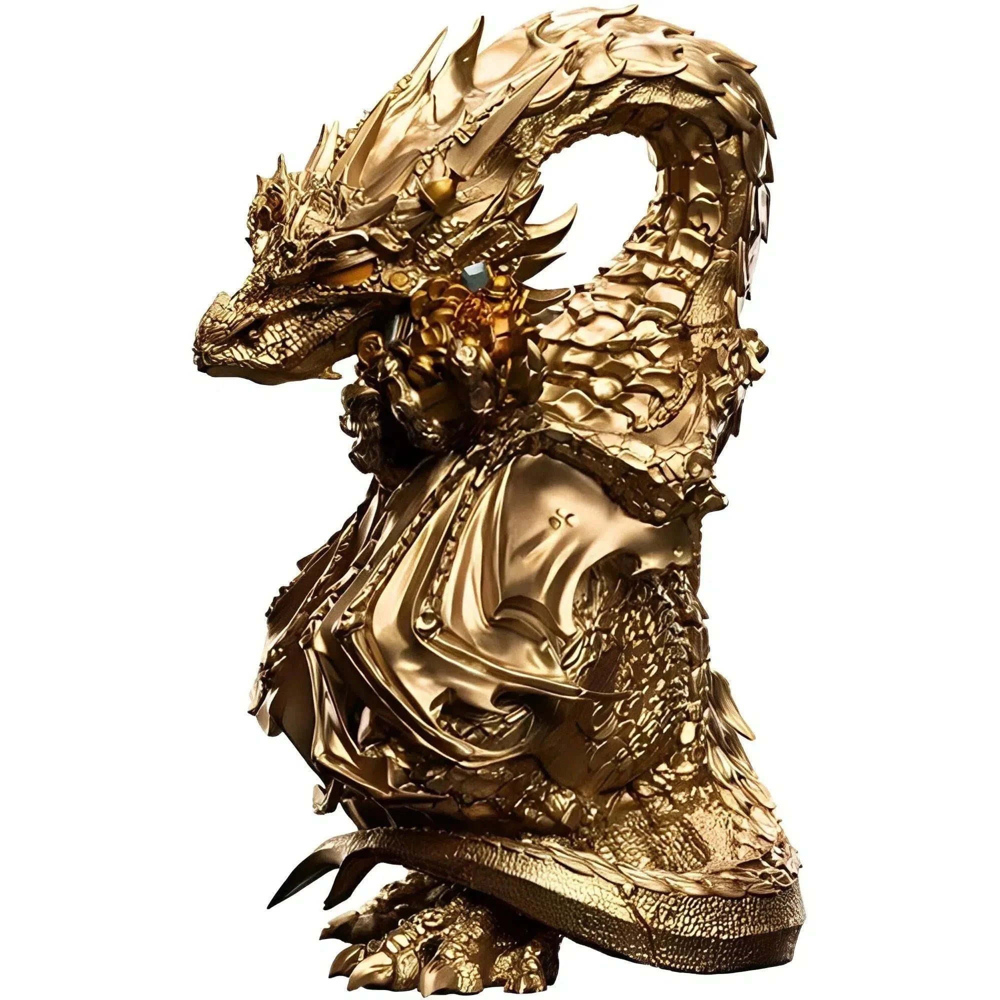 The Hobbit - Smaug the Golden Statue Figure (11.8", Limited Edition: 1 of 1,200) - Weta Workshop - Mini Epics Series - Image 3