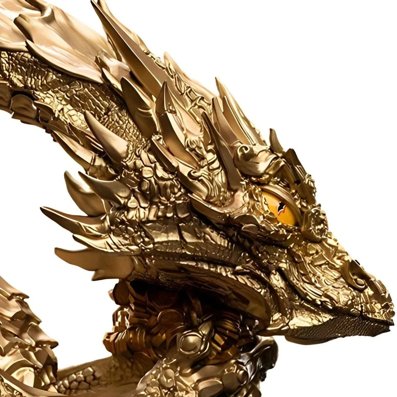 The Hobbit - Smaug the Golden Statue Figure (11.8", Limited Edition: 1 of 1,200) - Weta Workshop - Mini Epics Series - Image 4