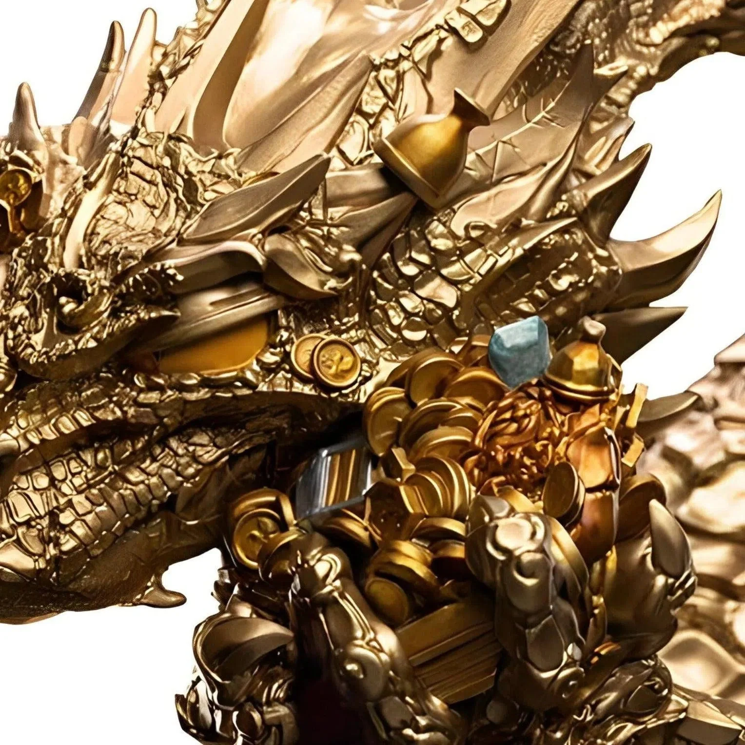 The Hobbit - Smaug the Golden Statue Figure (11.8", Limited Edition: 1 of 1,200) - Weta Workshop - Mini Epics Series - Image 6