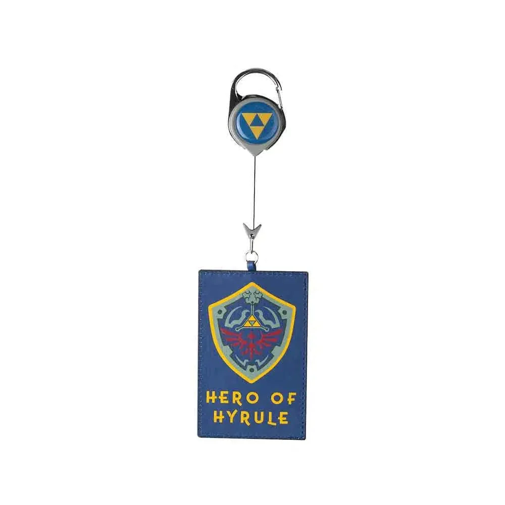 The Legend of Zelda - Hylian Shield "Hero of Hyrule" Retractable Lanyard - Bioworld - Image 2
