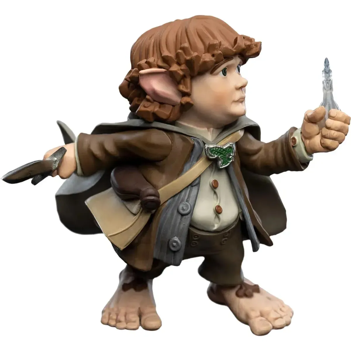 The Lord of the Rings - Samwise Gamgee holding the Phial of Galadriel and Sting Figure (4", Limited Edition: 1 of 3,000) - Weta Workshop - Mini Epics Series (28) - Image 4