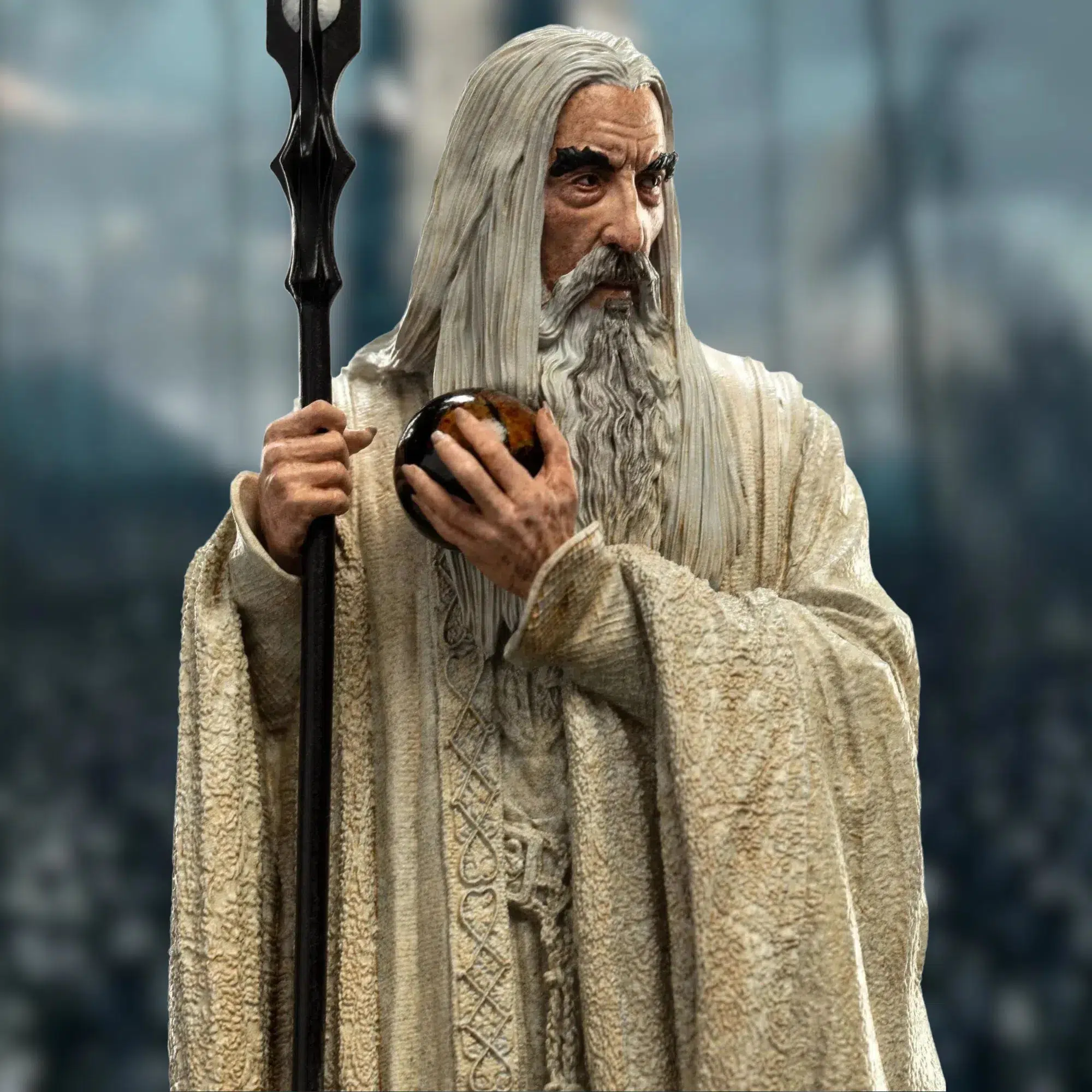 The Lord of the Rings - Saruman the White Statue Figure - Weta Workshop - Miniature Series - Image 11