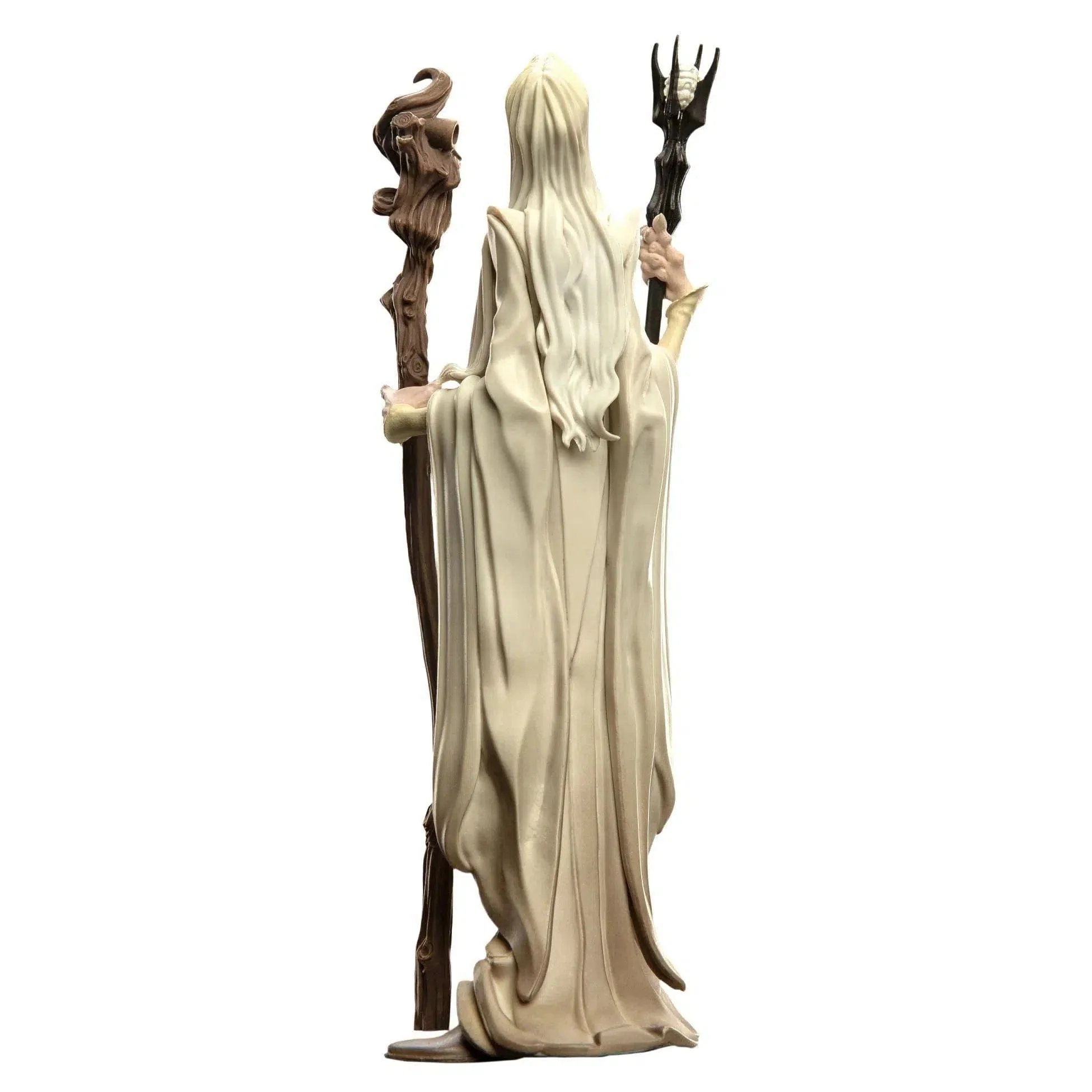 The Lord of the Rings - Saruman the White with Gandalf's Staff Figure (Limted Edition San Diego Comic-Con SDCC 2021 Exclusive) - Weta Workshop - Mini Epics Series - Image 2